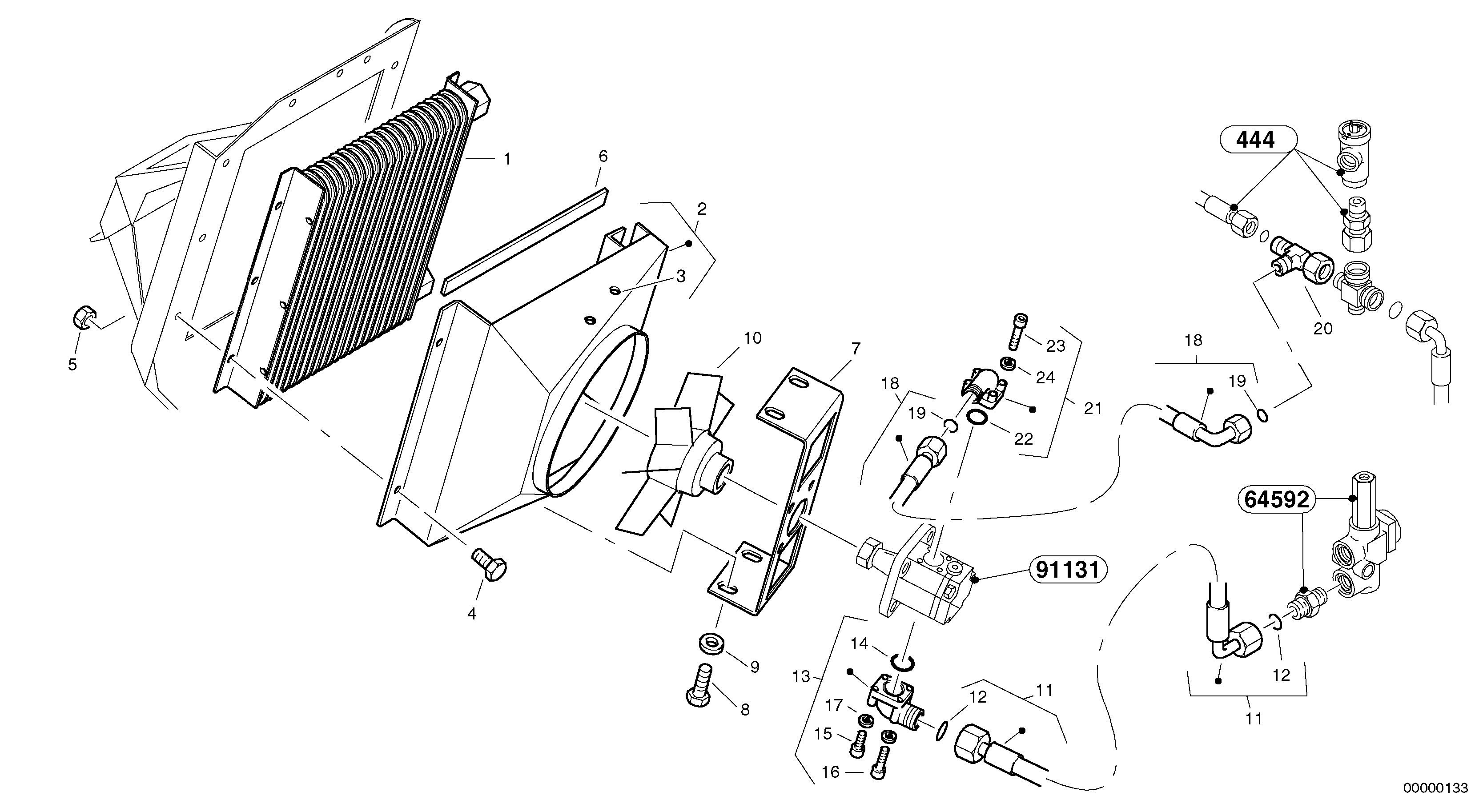 Mounting rail VOE/ZM983243 VOLVO