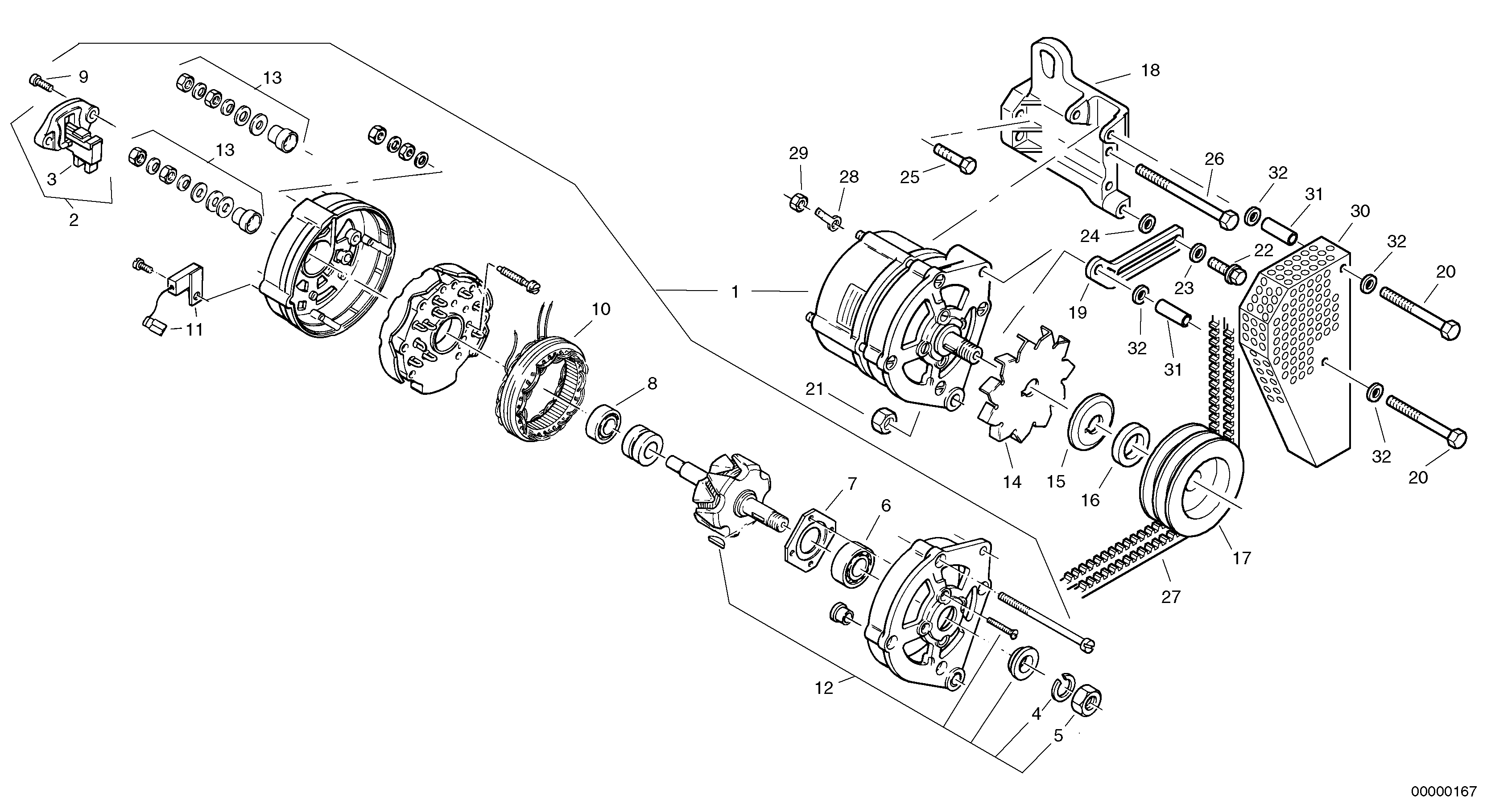 Mounting rail VOE955309 VOLVO