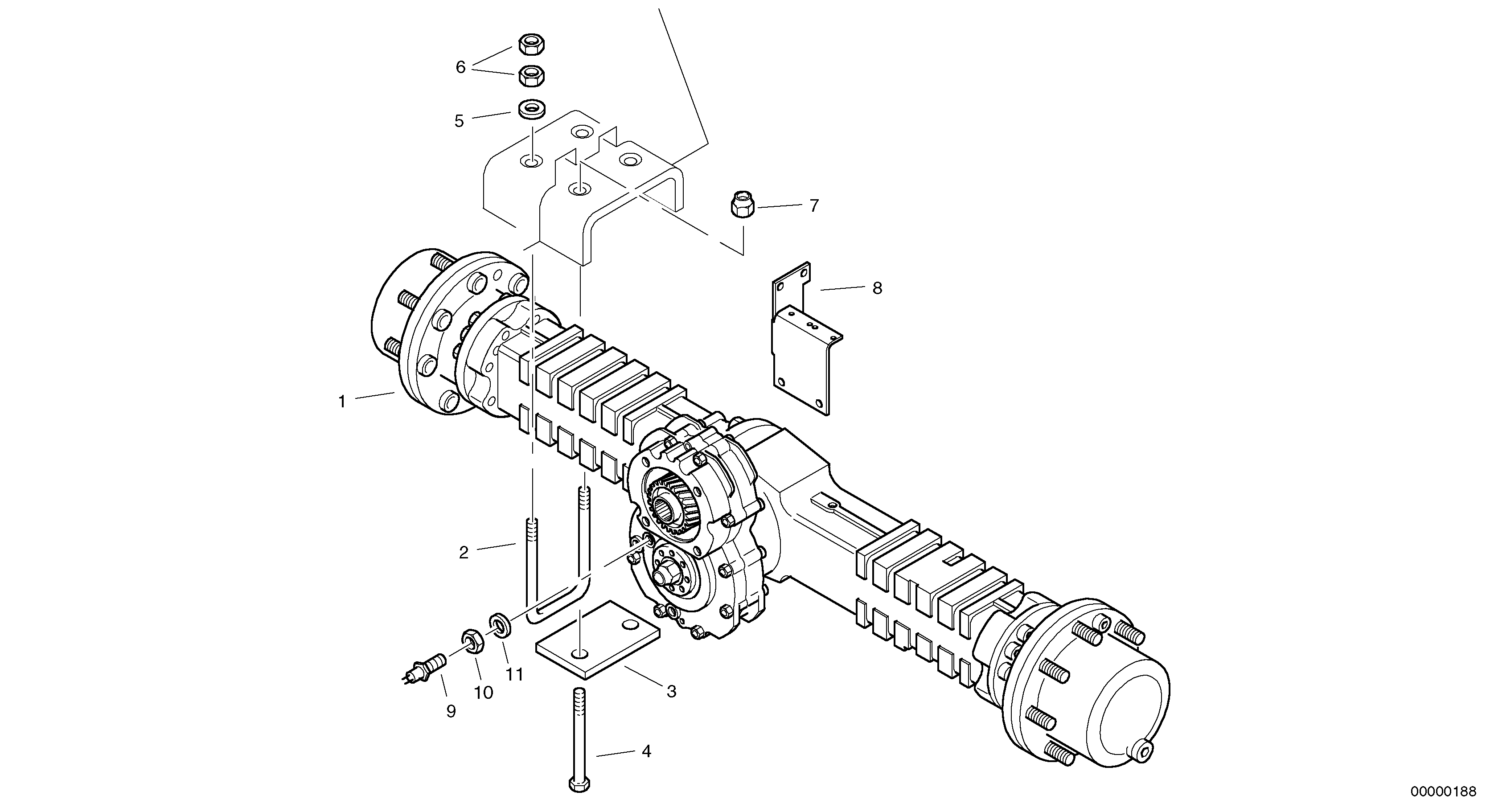 Держатель ZM2812136 VOLVO