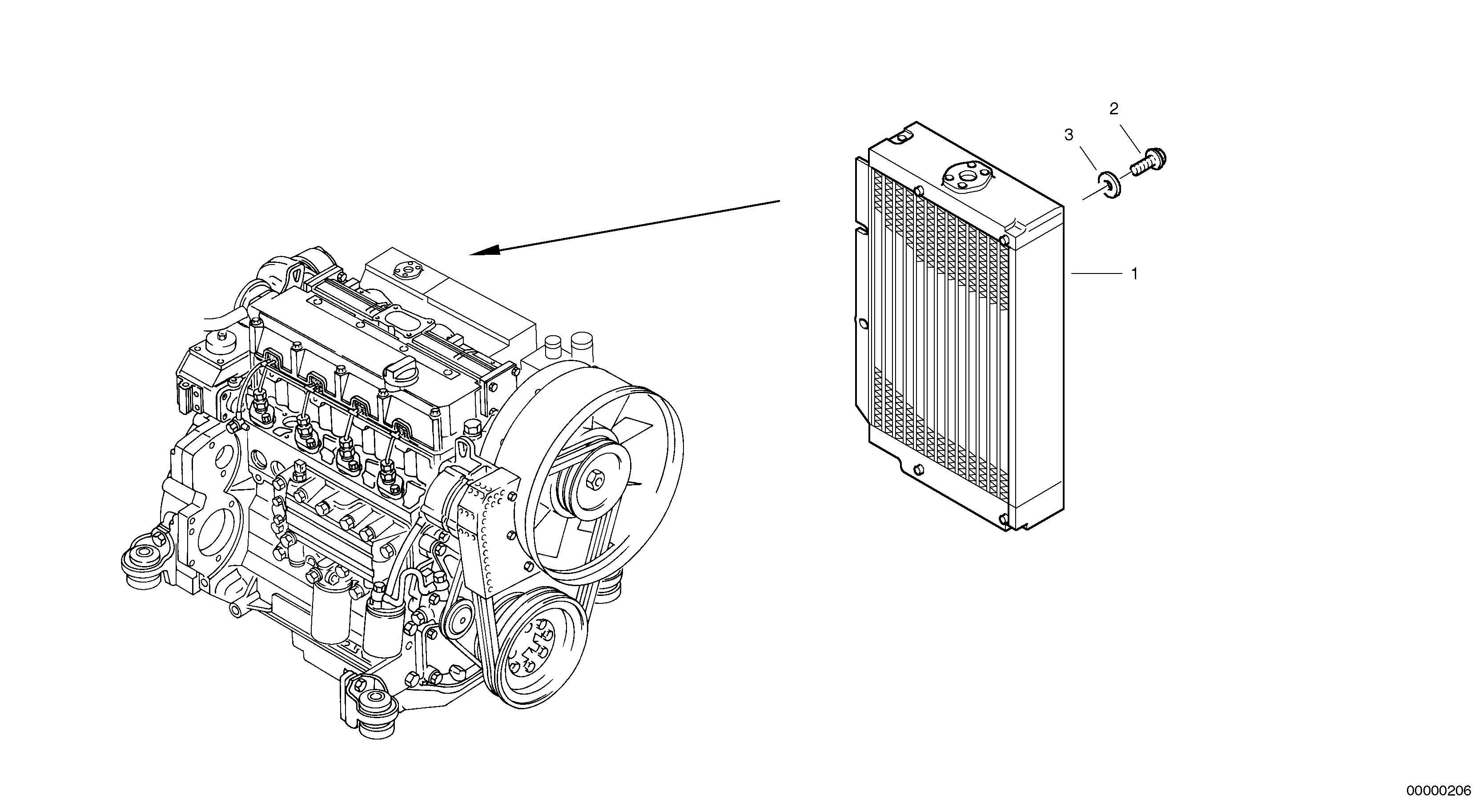 For upper engine part VOE20460123 VOLVO