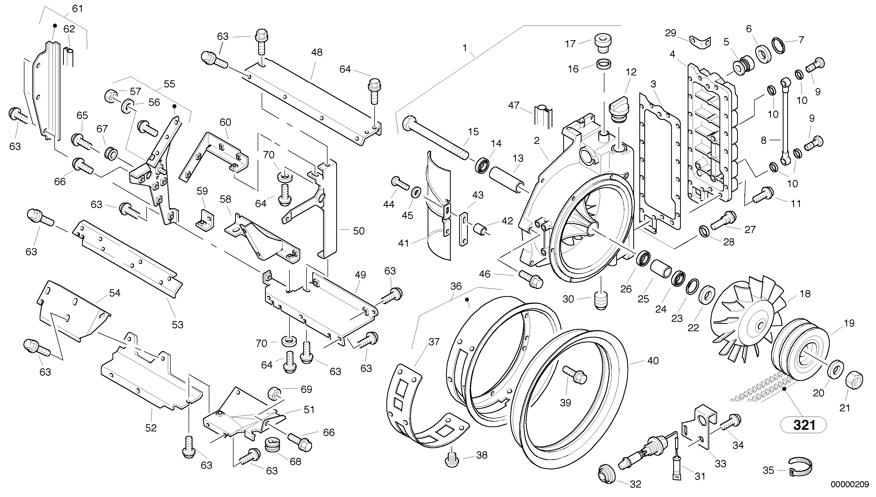 Brake Shield RM/SA/V0E/VOE4881440 VOLVO
