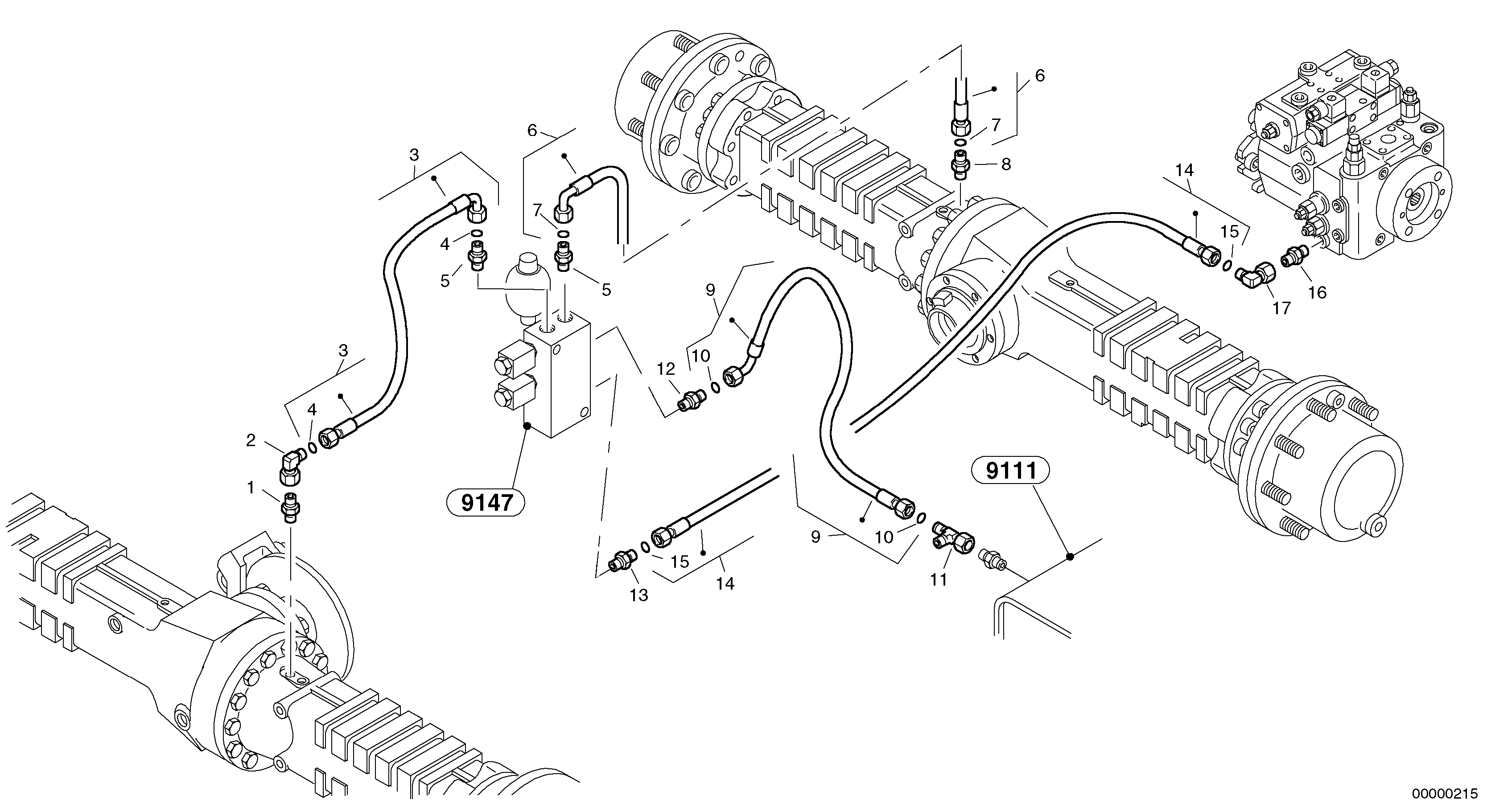 Timing gear casing VOE11306761 VOLVO