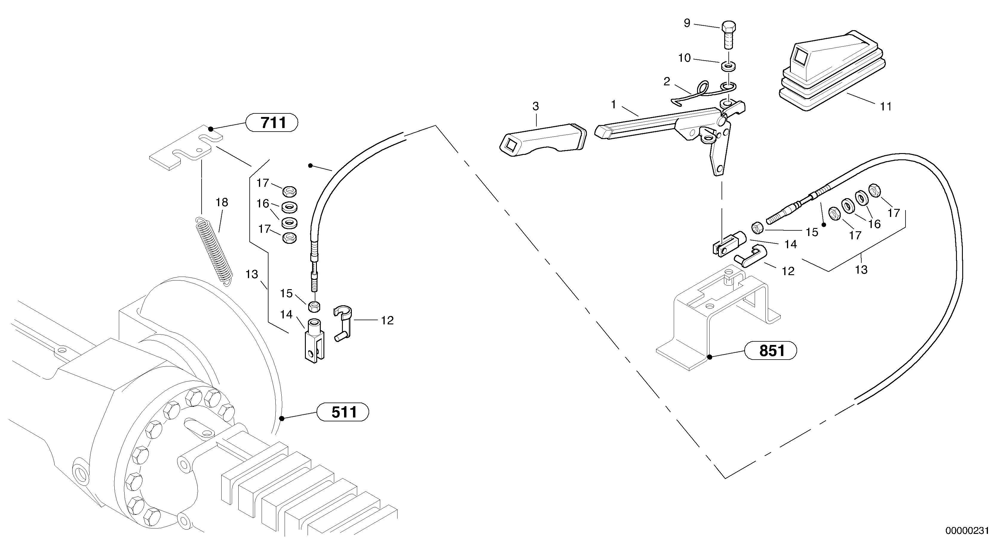 Wire Control ZM2807863 VOLVO