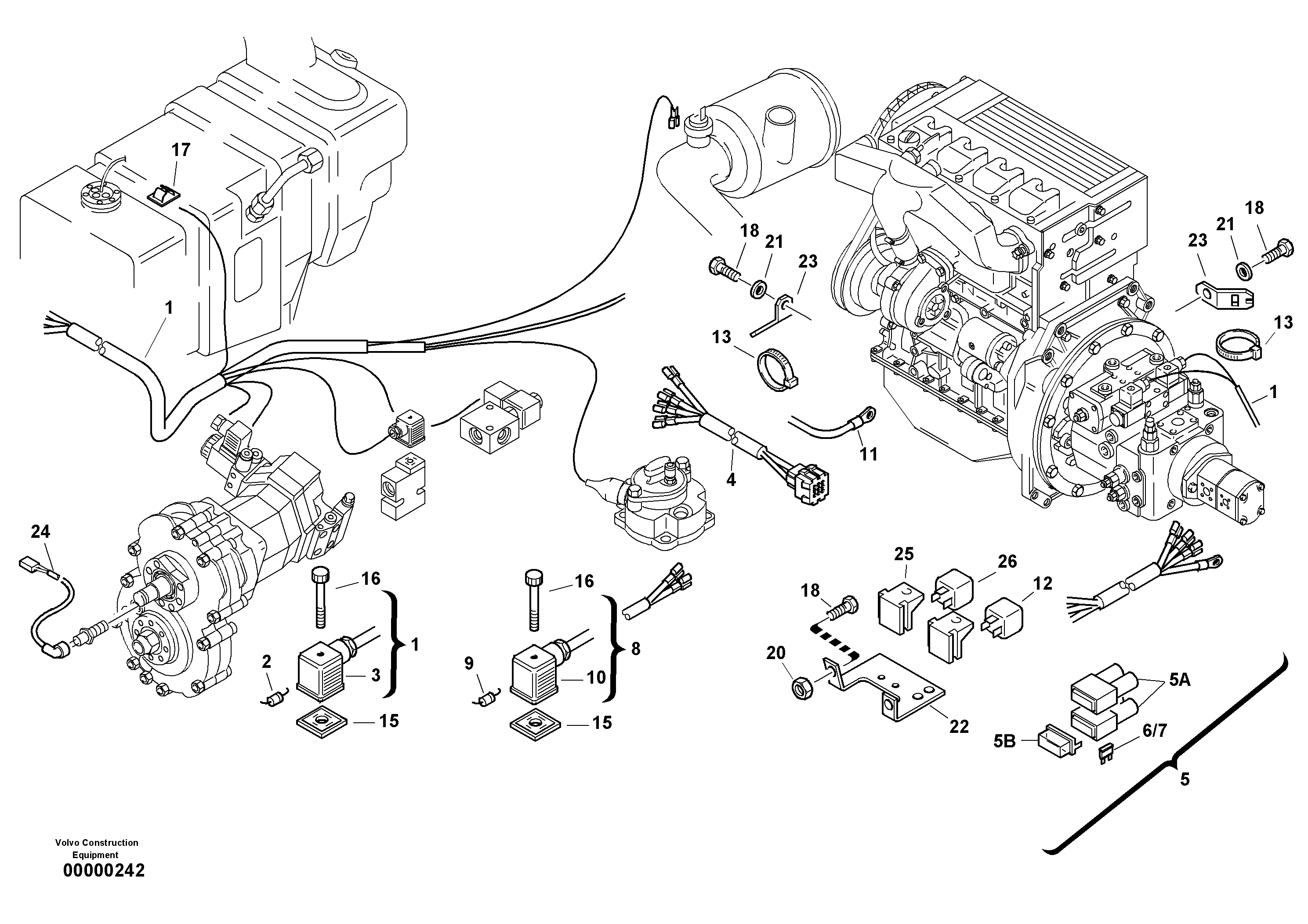Electric wire ZM2813539 VOLVO