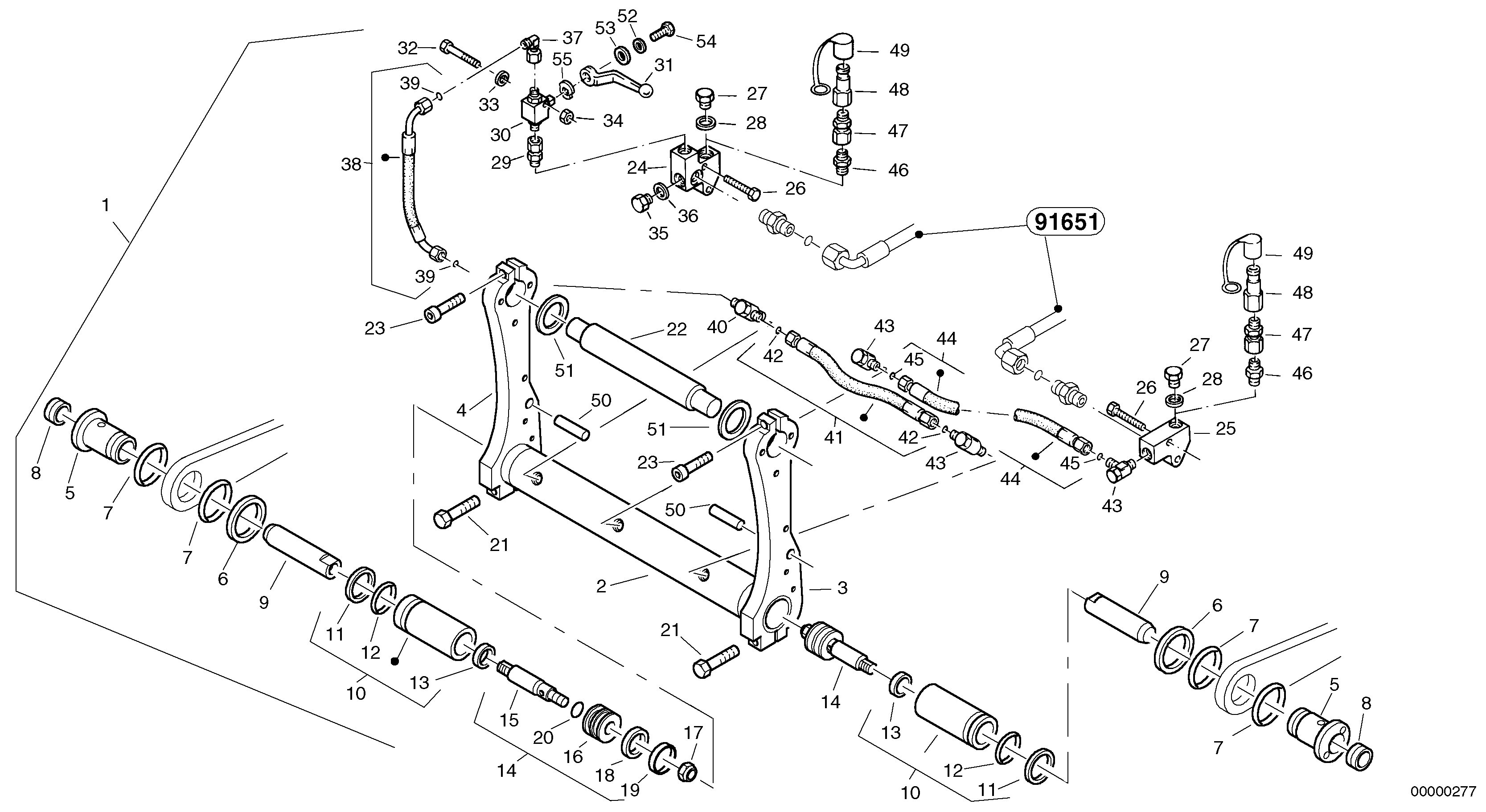 Mounting rail VOE997465 VOLVO