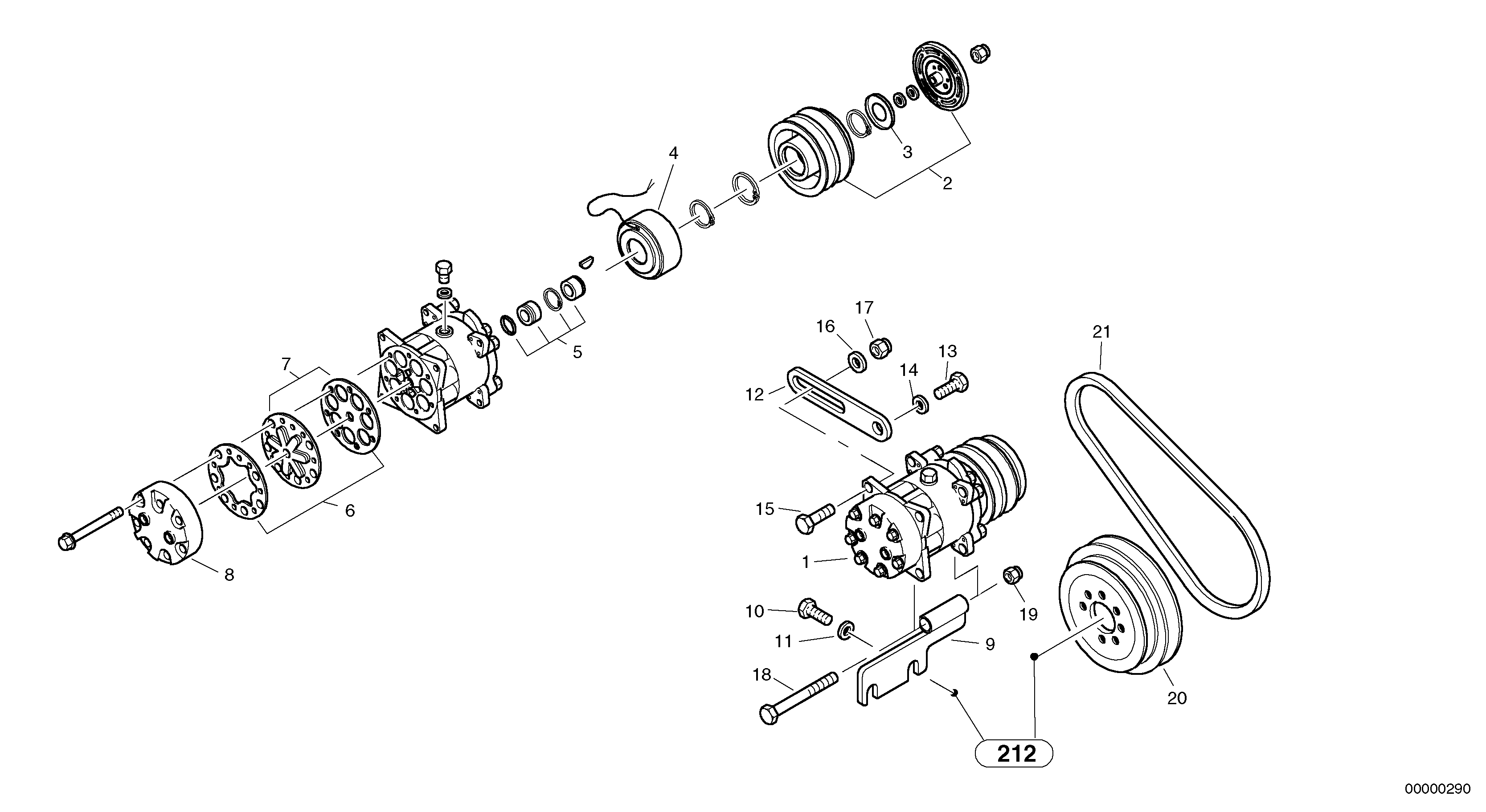 Sealing Kit ZM2907481 VOLVO