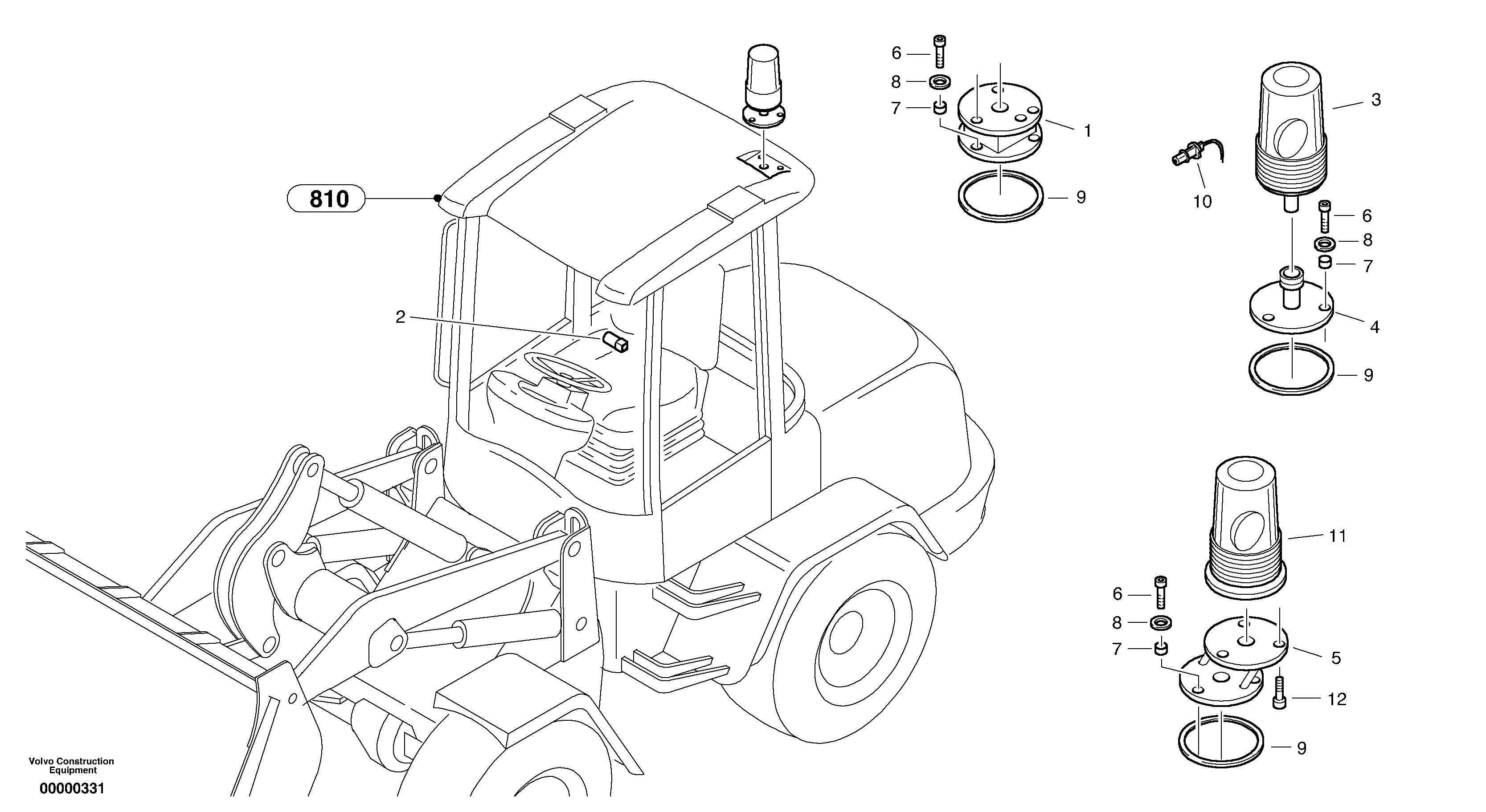 Led Display VOE942775 VOLVO