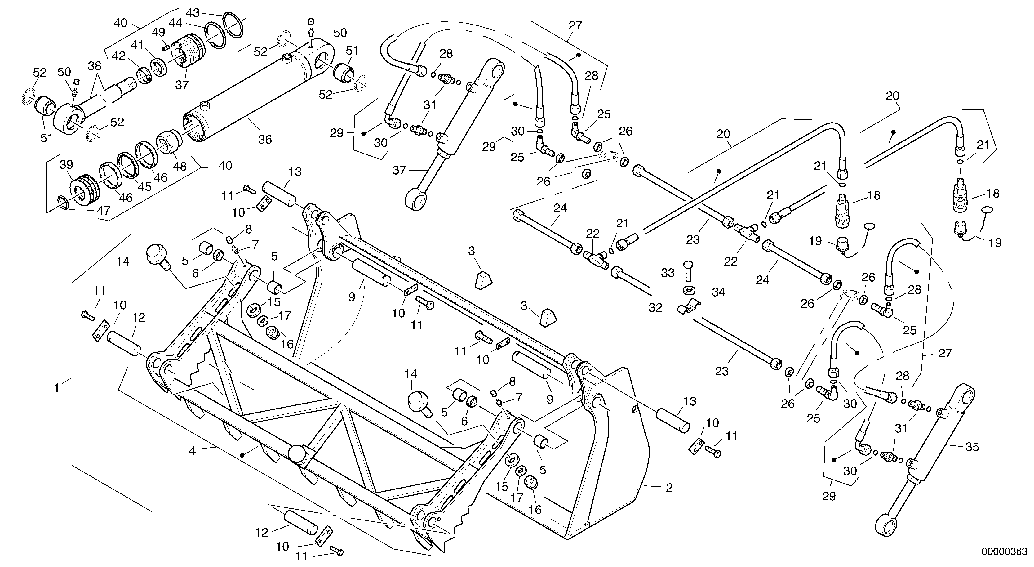 Timing gear casing VOE11305554 VOLVO