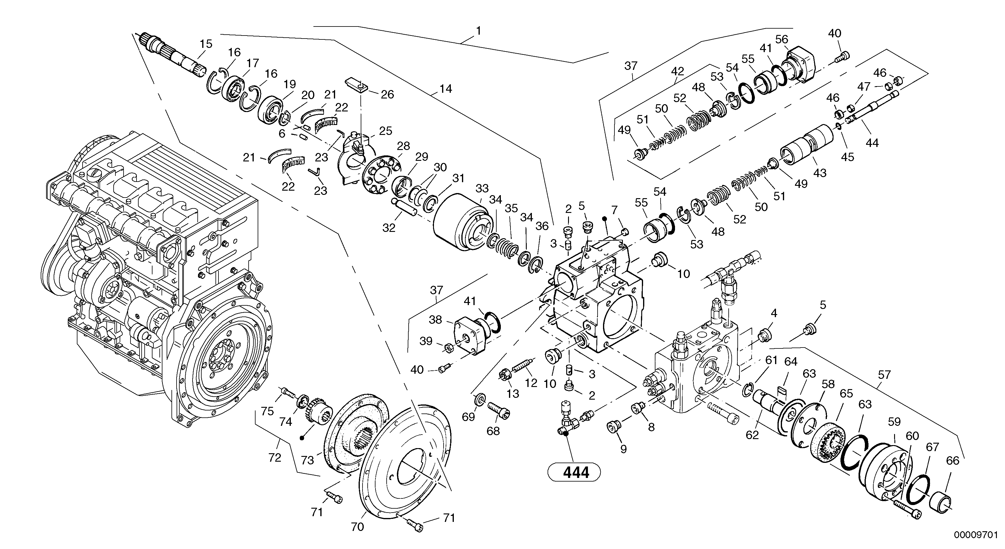 For upper engine part ZM2289691 VOLVO