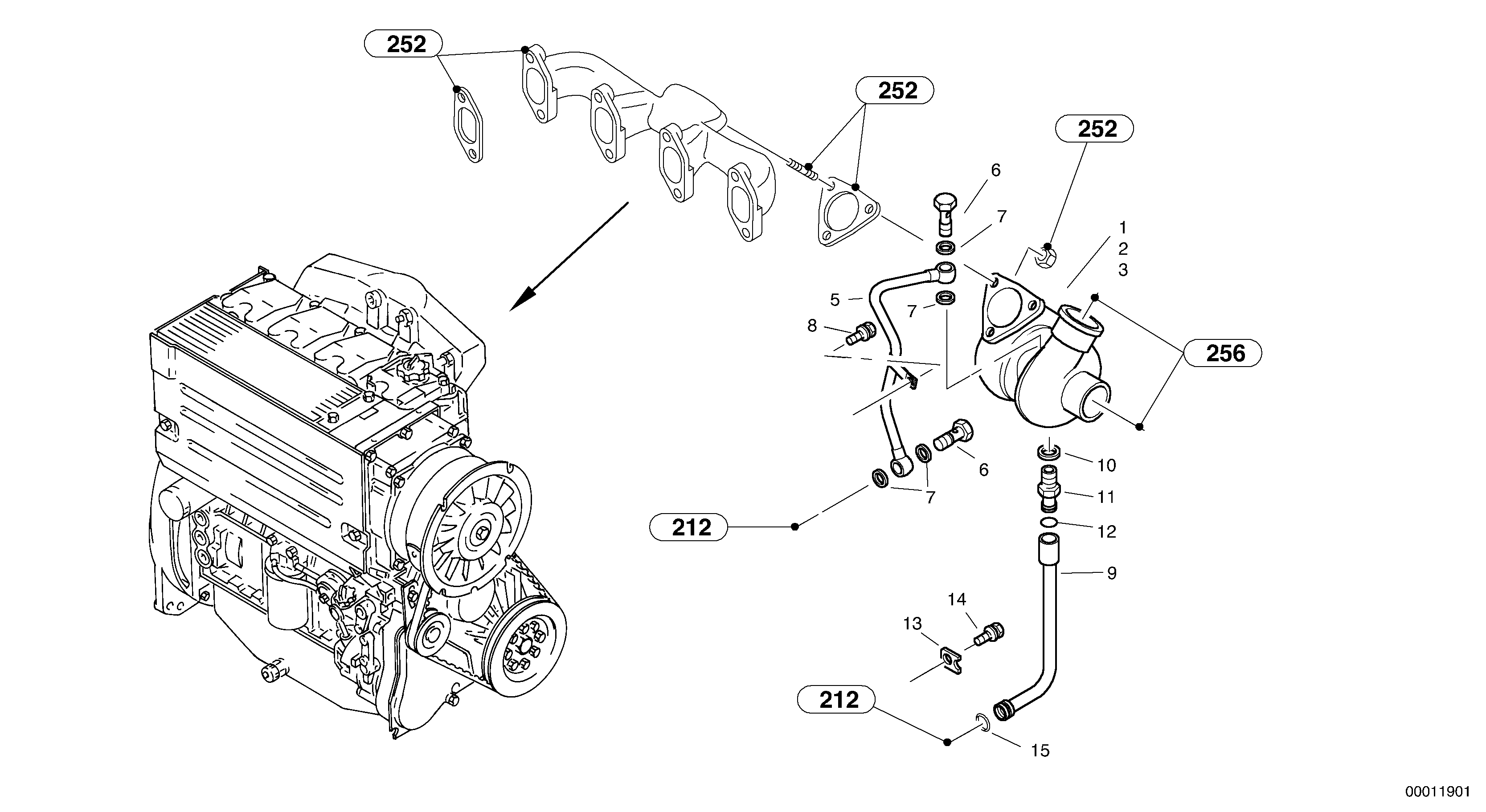 Piston Spring VOE20460936 VOLVO