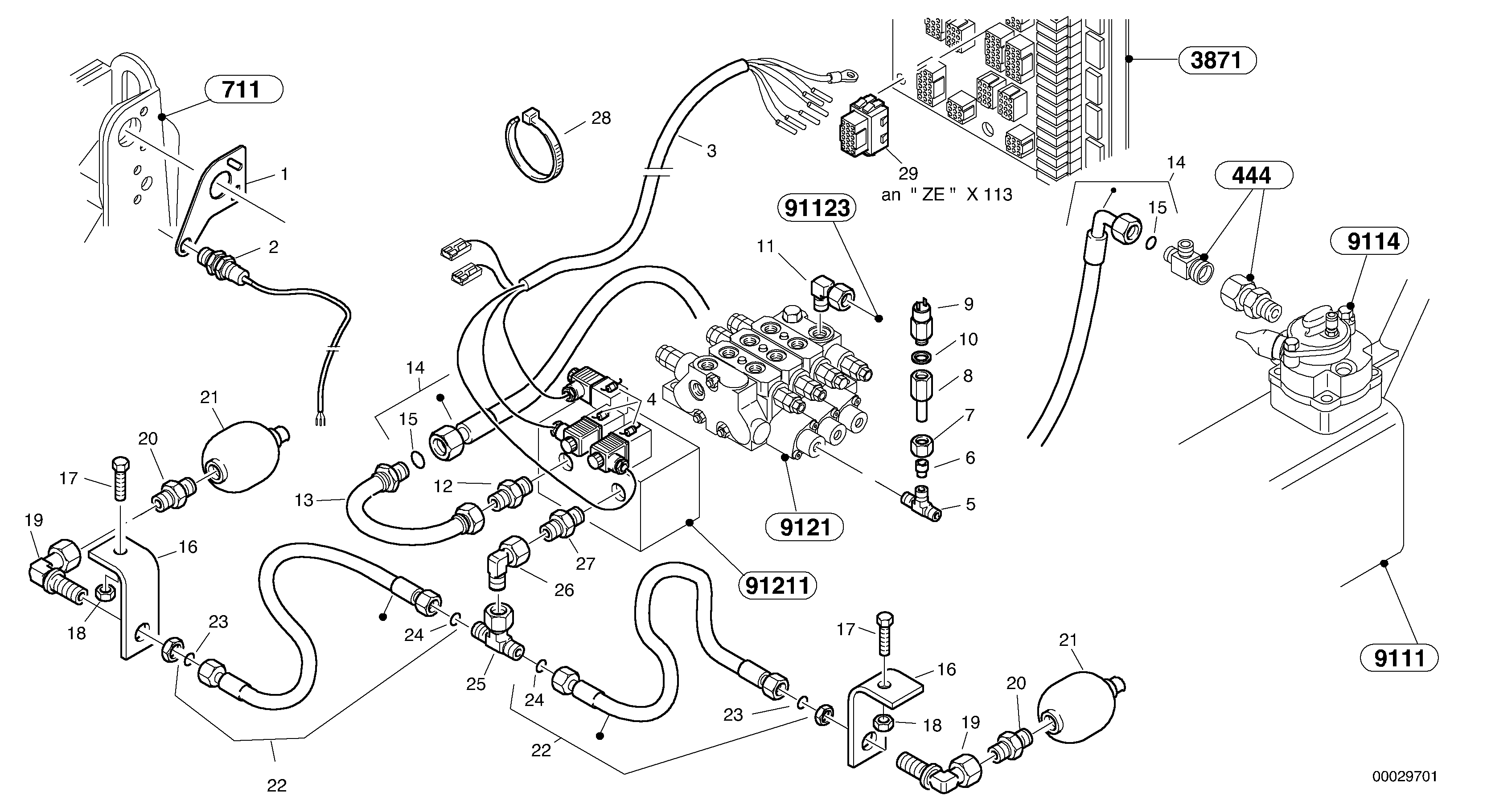Hydraulic Valve VOE11306934 VOLVO