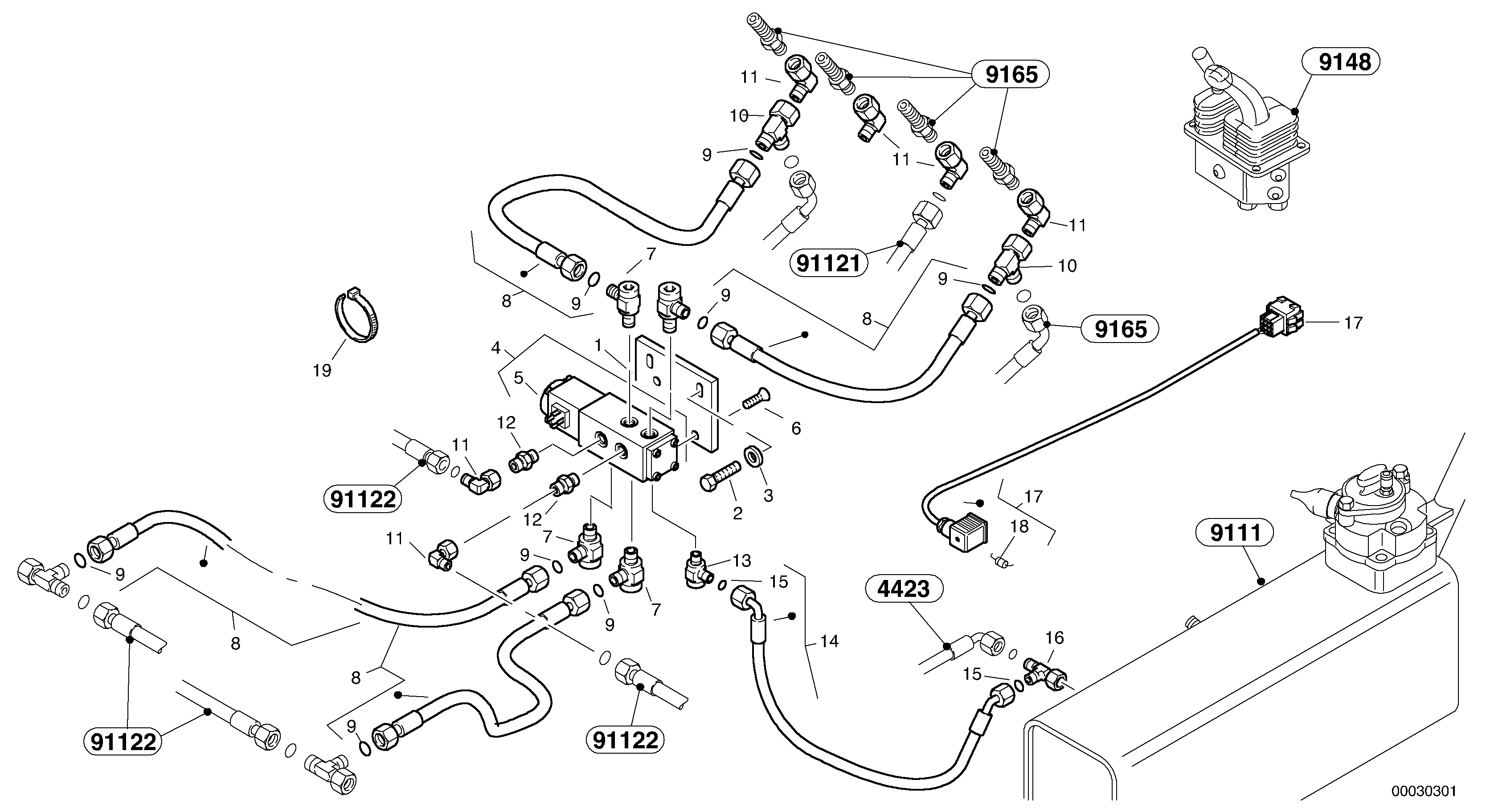 Change-over valve ZM2812918 VOLVO