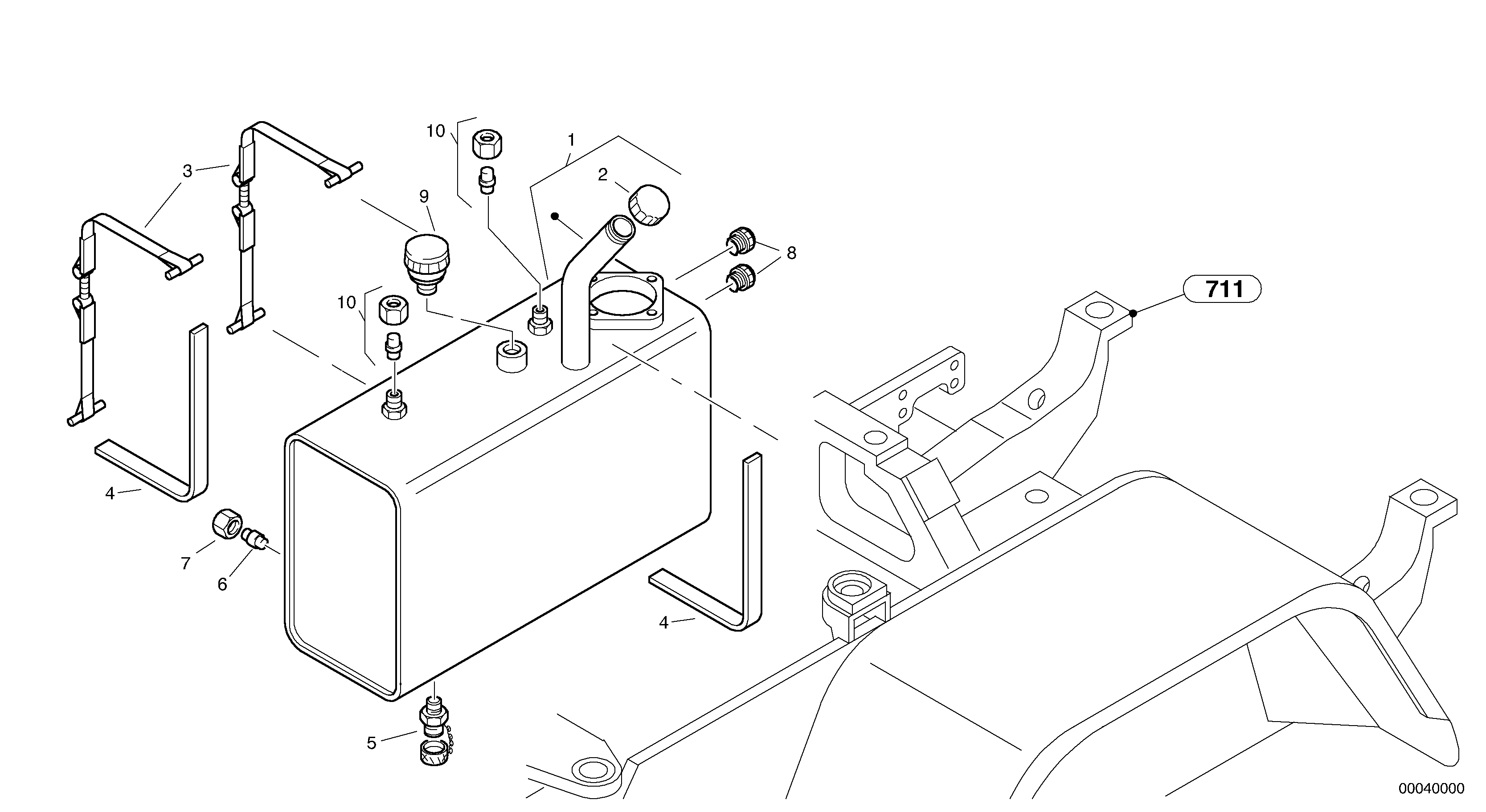 Gas Grommet VOE11307824 VOLVO