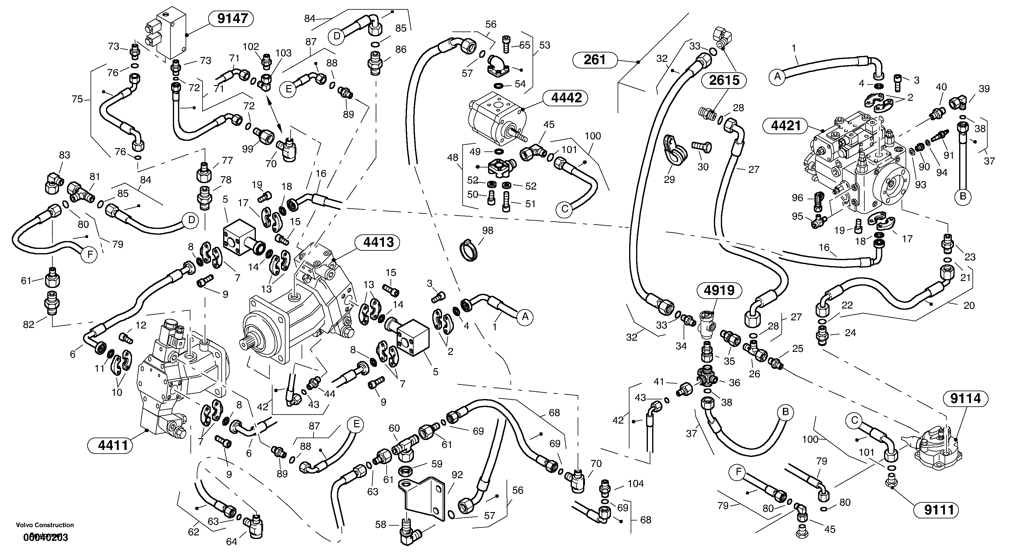 Hydraulic Valve VOE/ZM2812491 VOLVO