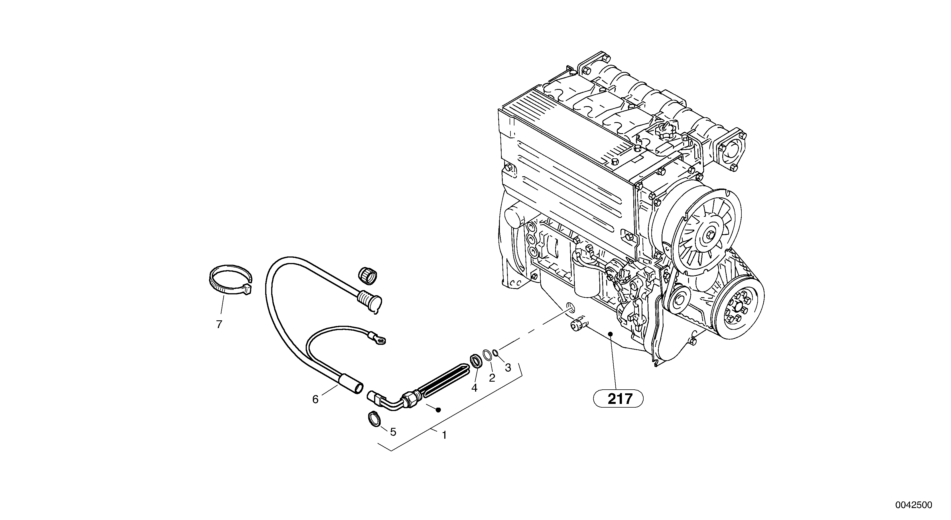Electric wire ZM2810486 VOLVO