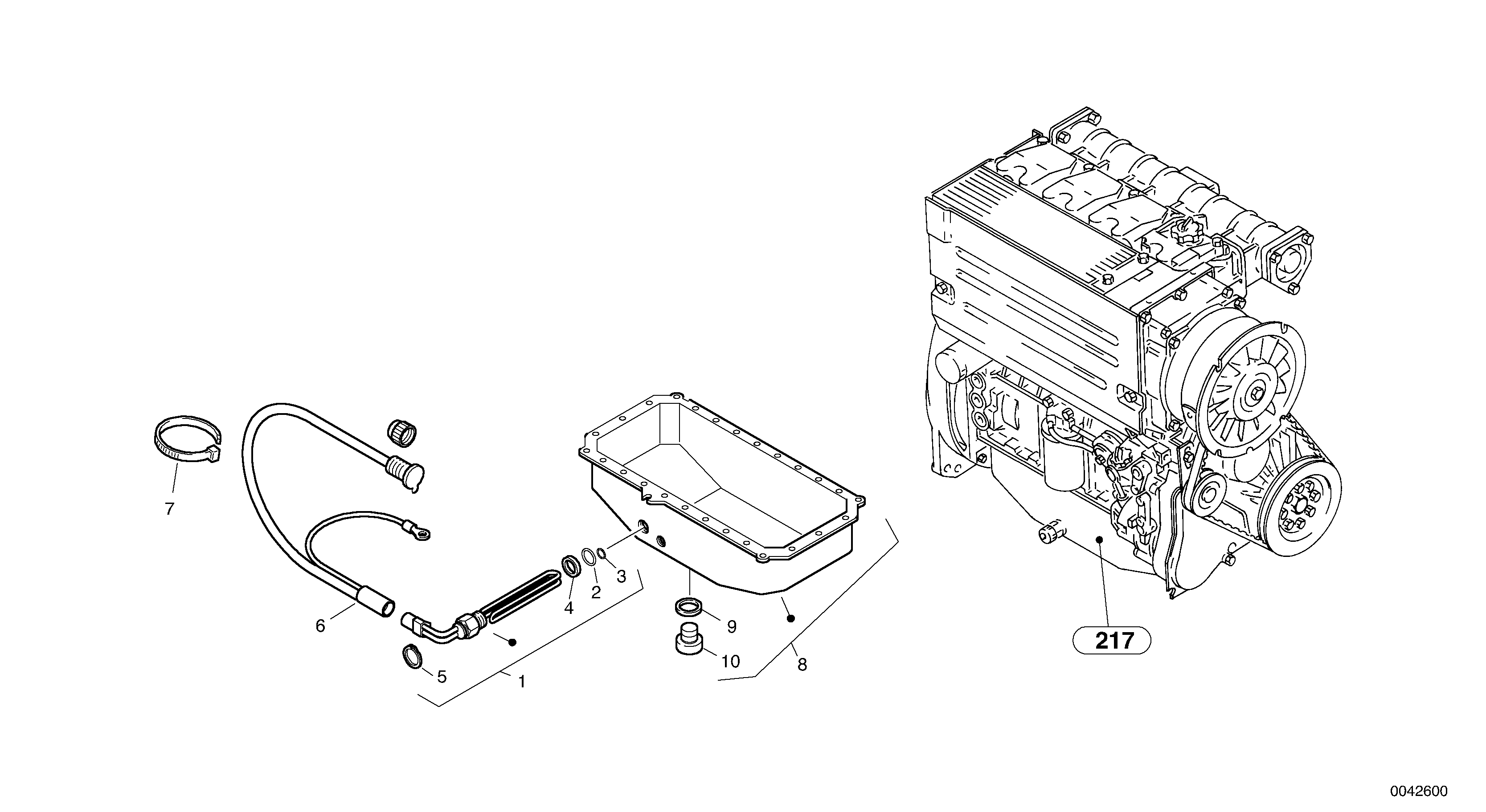 Oil pan ZM2810253 VOLVO