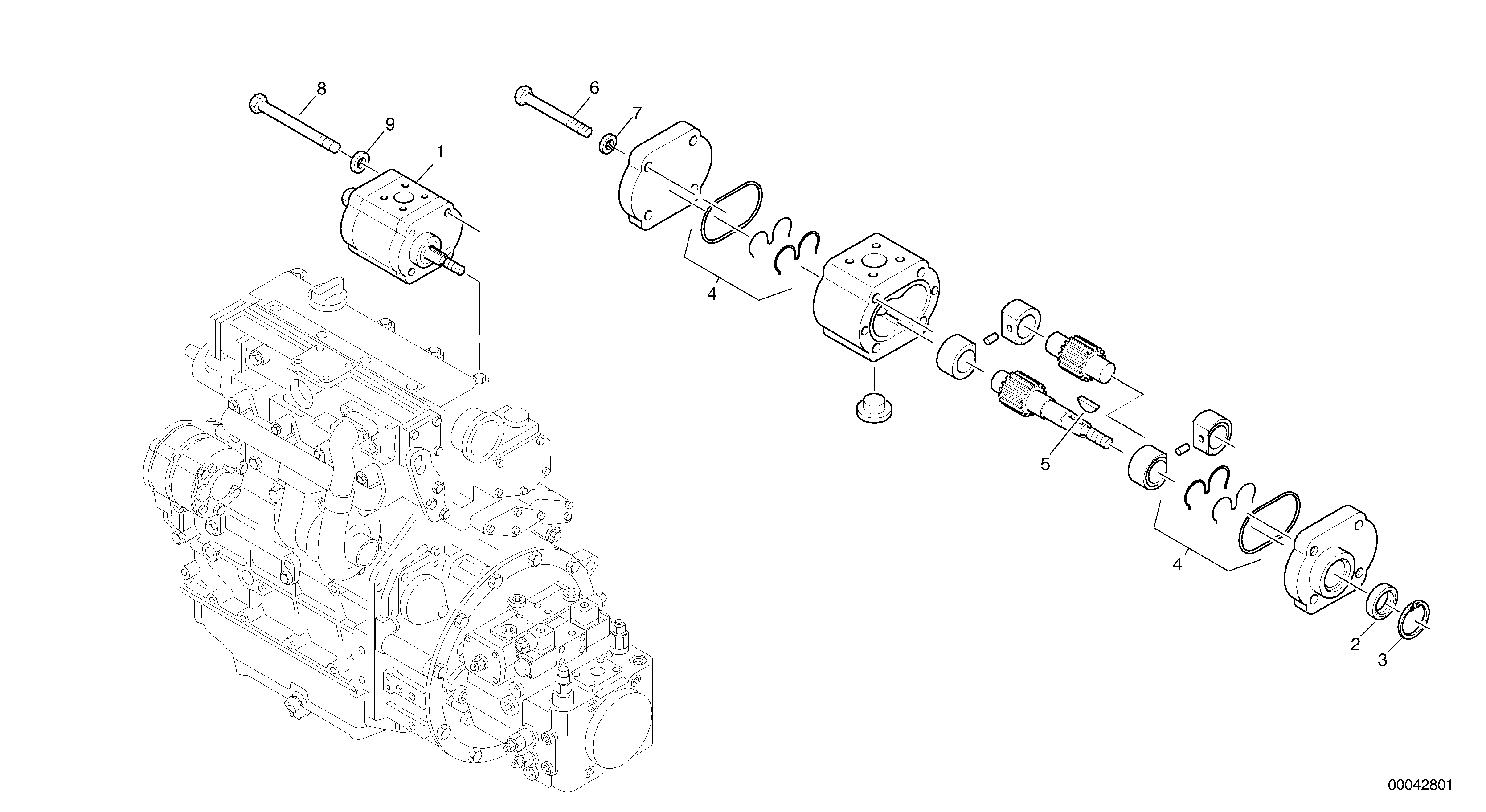 Mounting rail EH/VOE970960 VOLVO