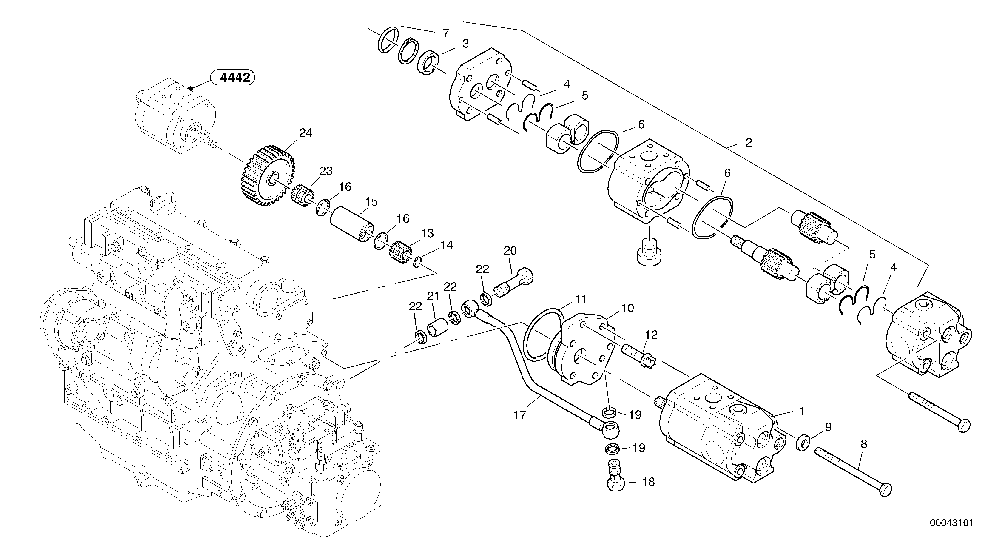 Shift Yoke VOE3586617 VOLVO