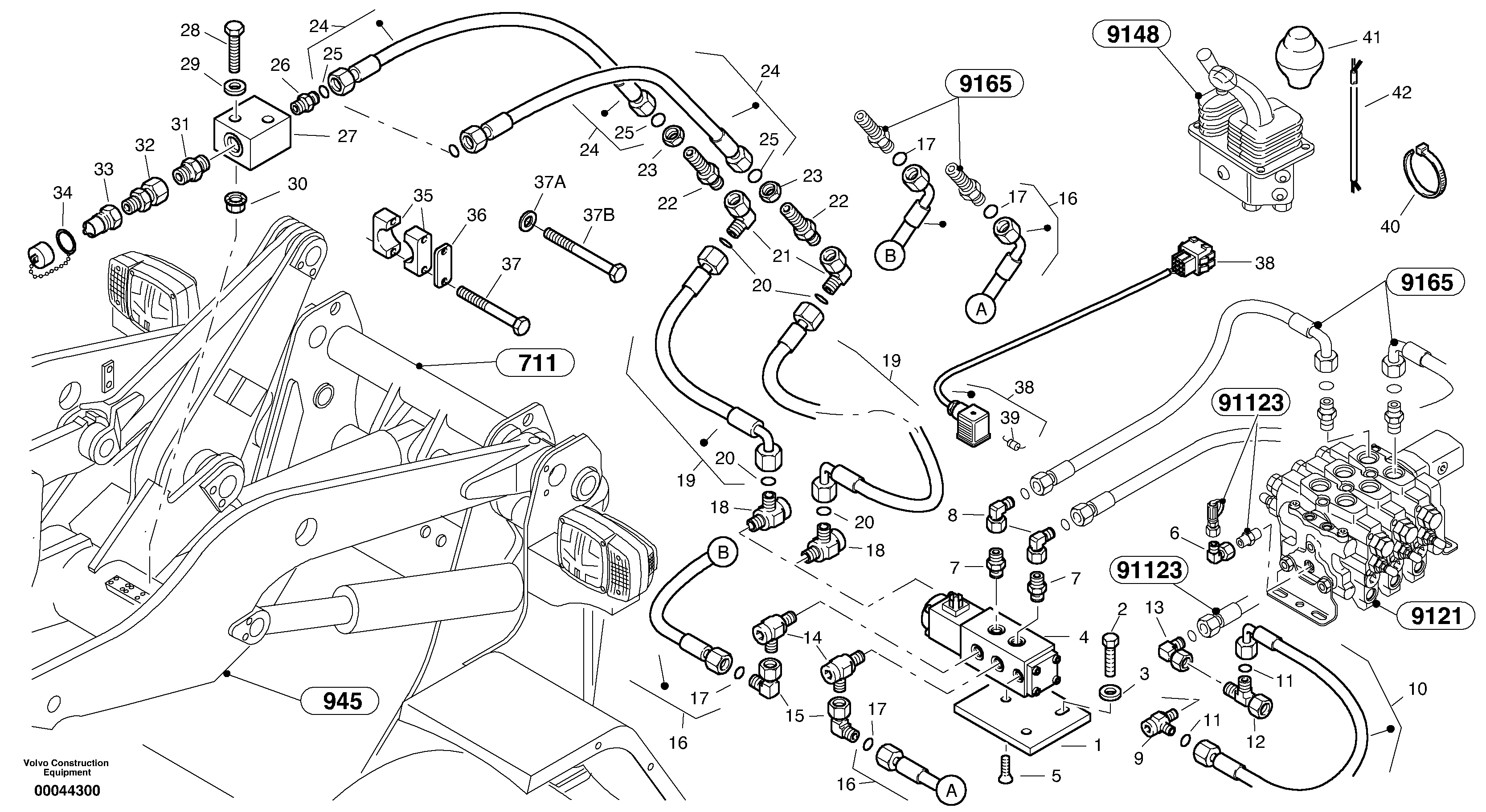 Engine heater VOE969841 VOLVO