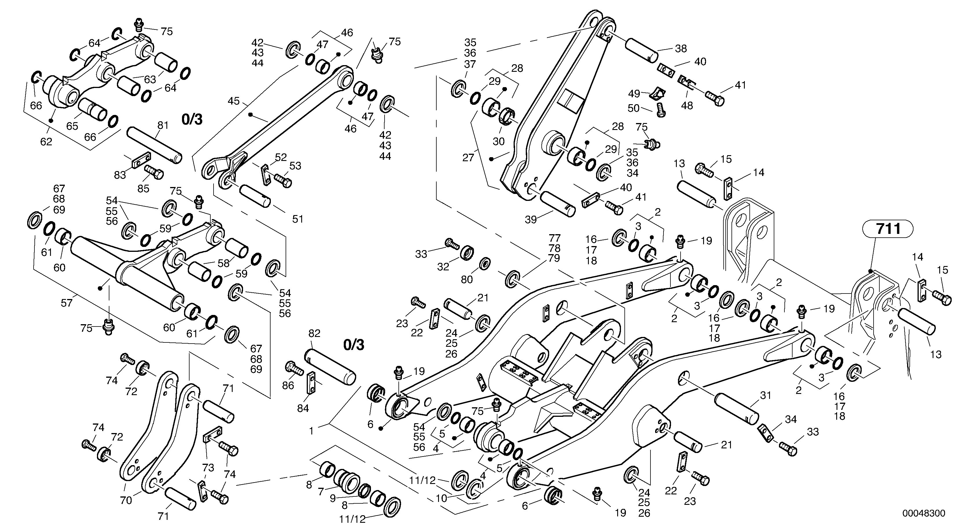 Mounting rail VOE955268 VOLVO