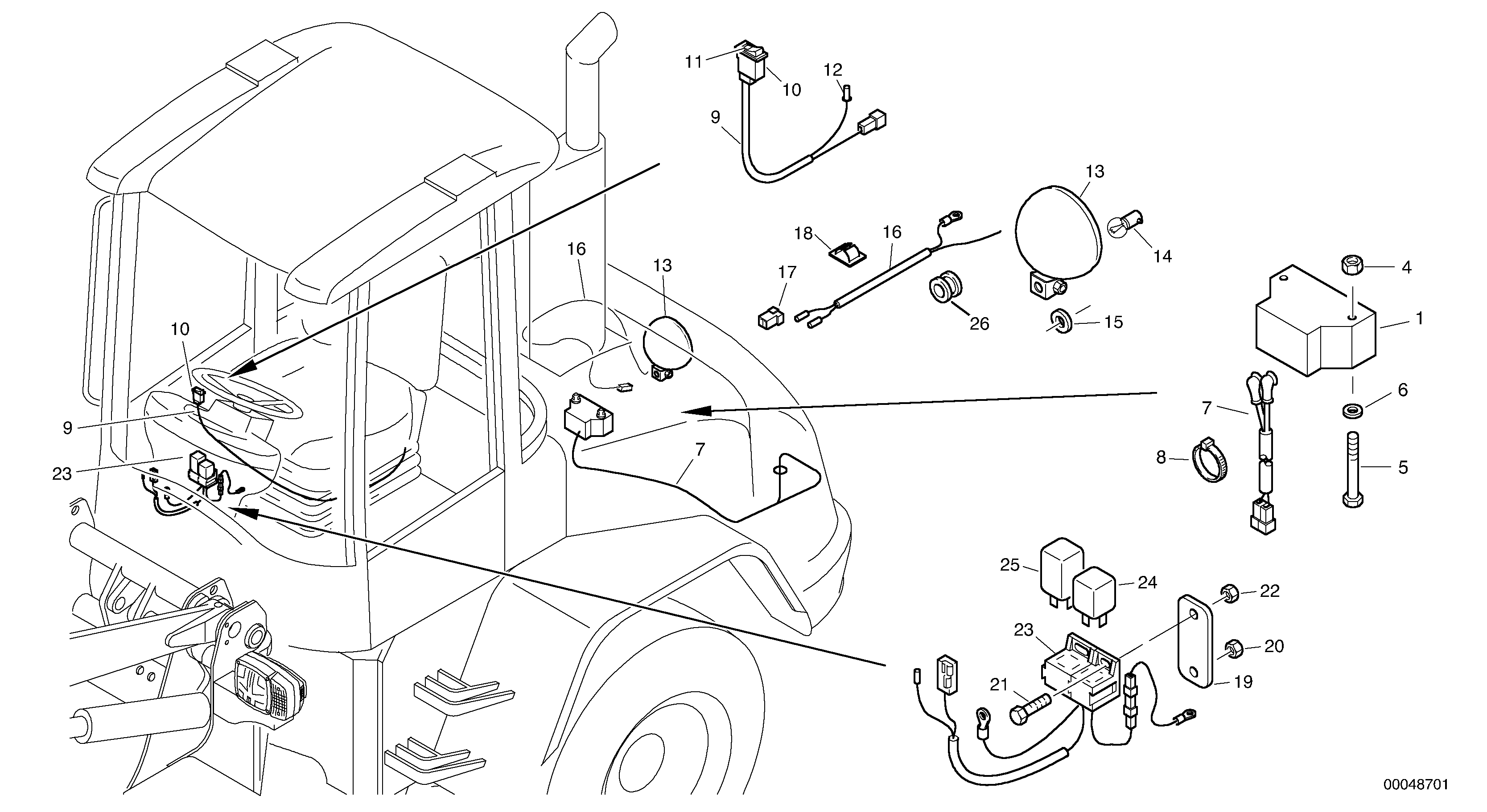 Mounting rail VOE955244 VOLVO