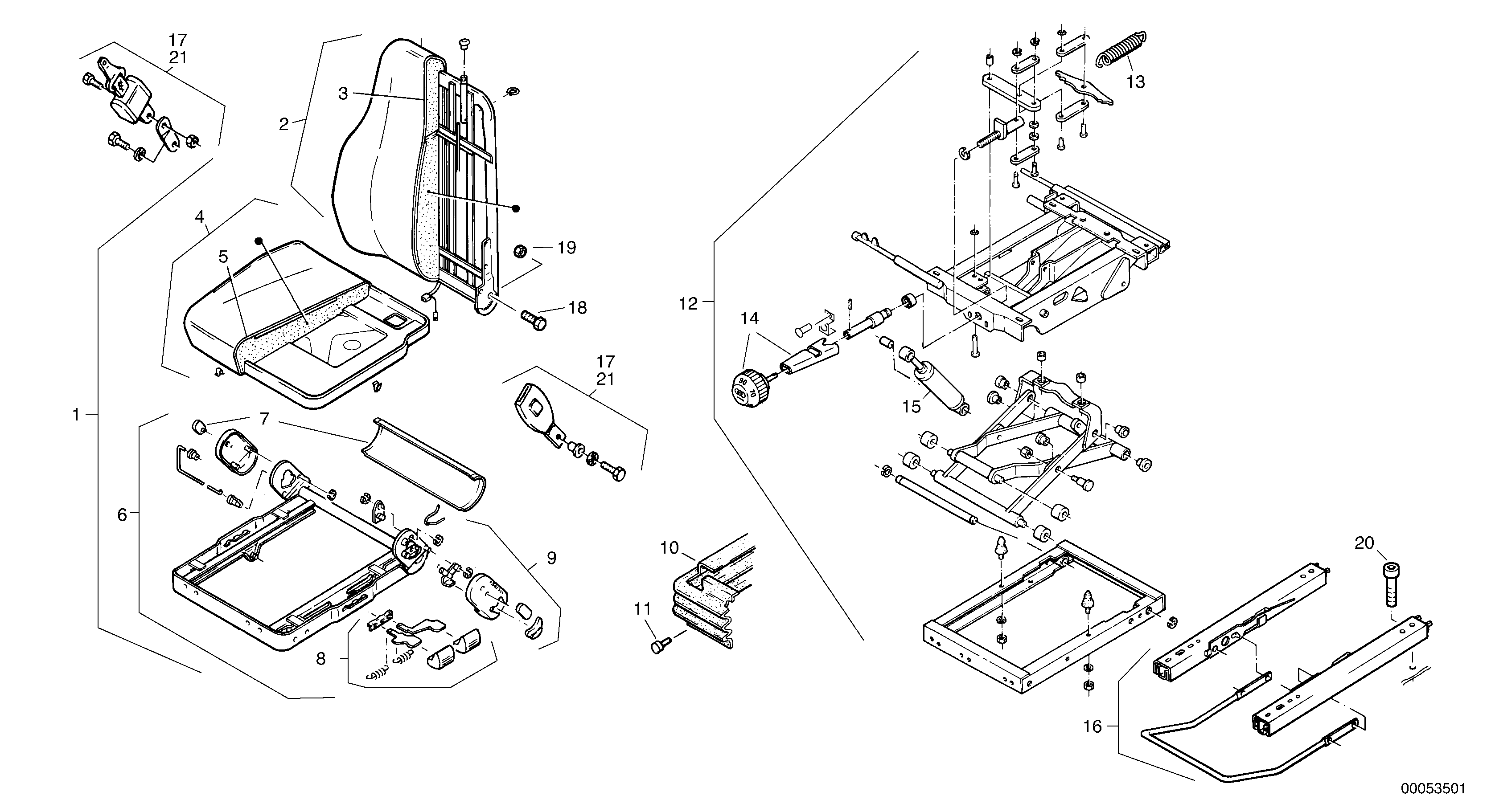 Hexagon Nut RM/TEL/VOE955782 VOLVO