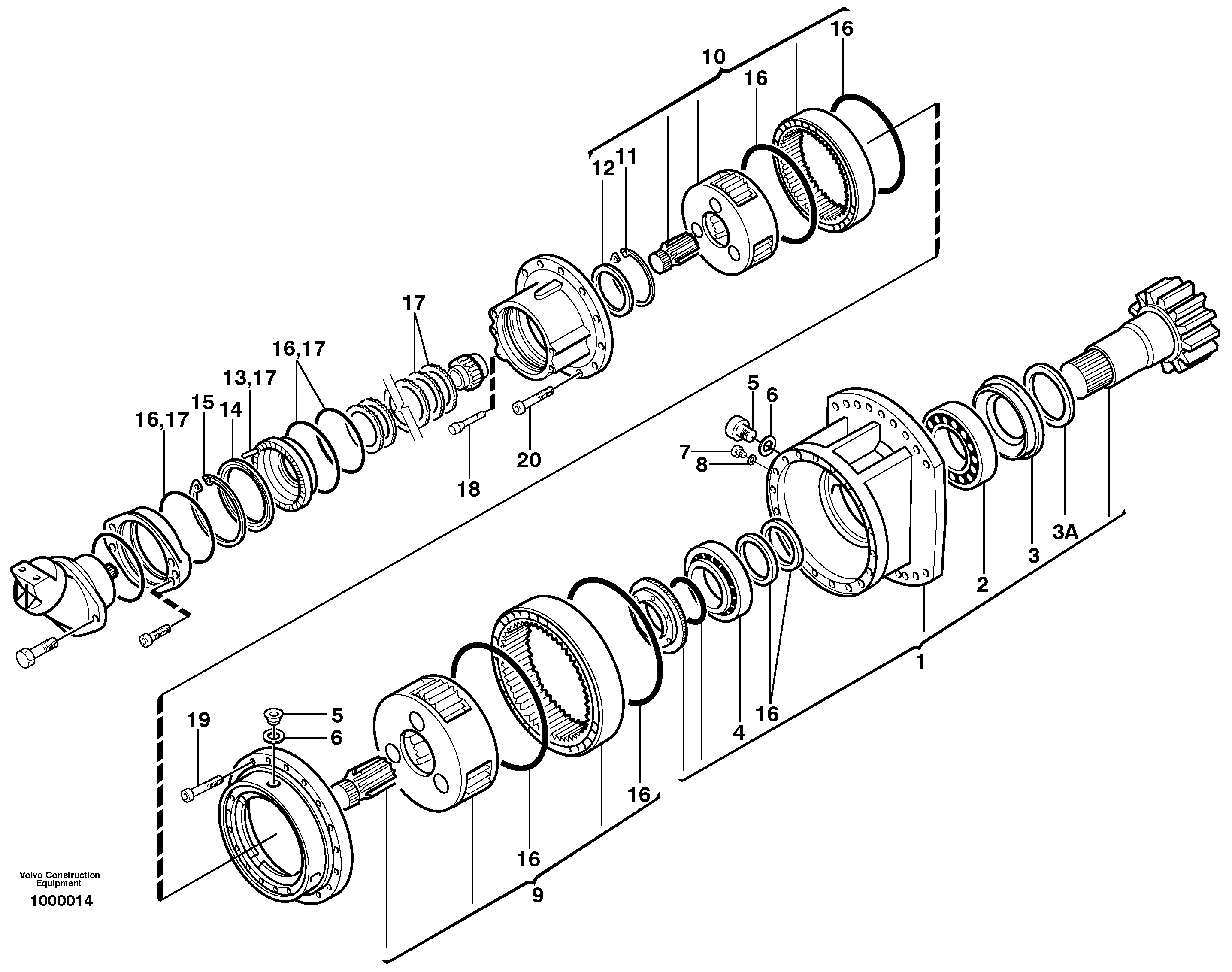 Hex. Socket Screw VOE60113009 VOLVO