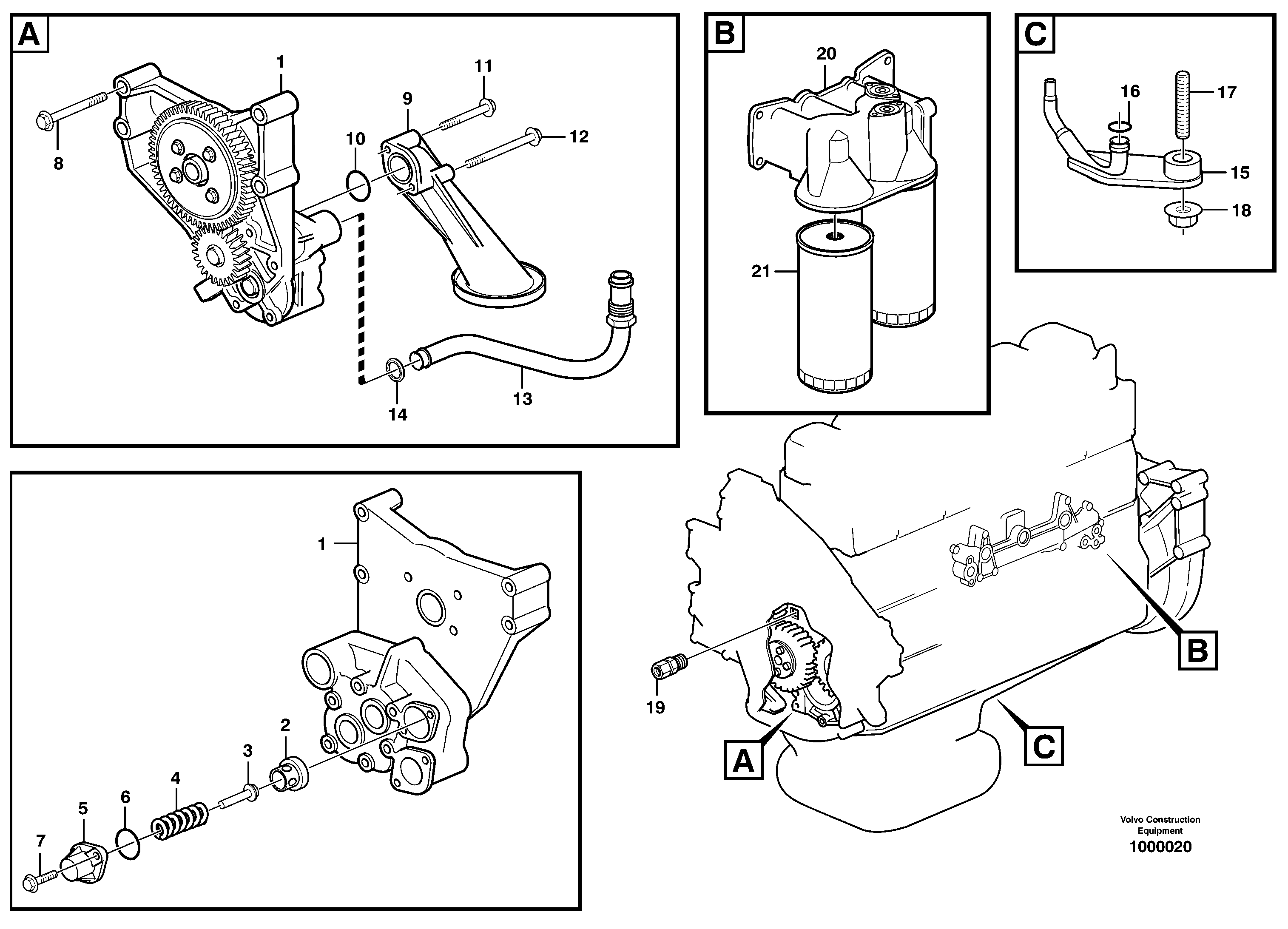 Pump P2 VOE1543630 VOLVO