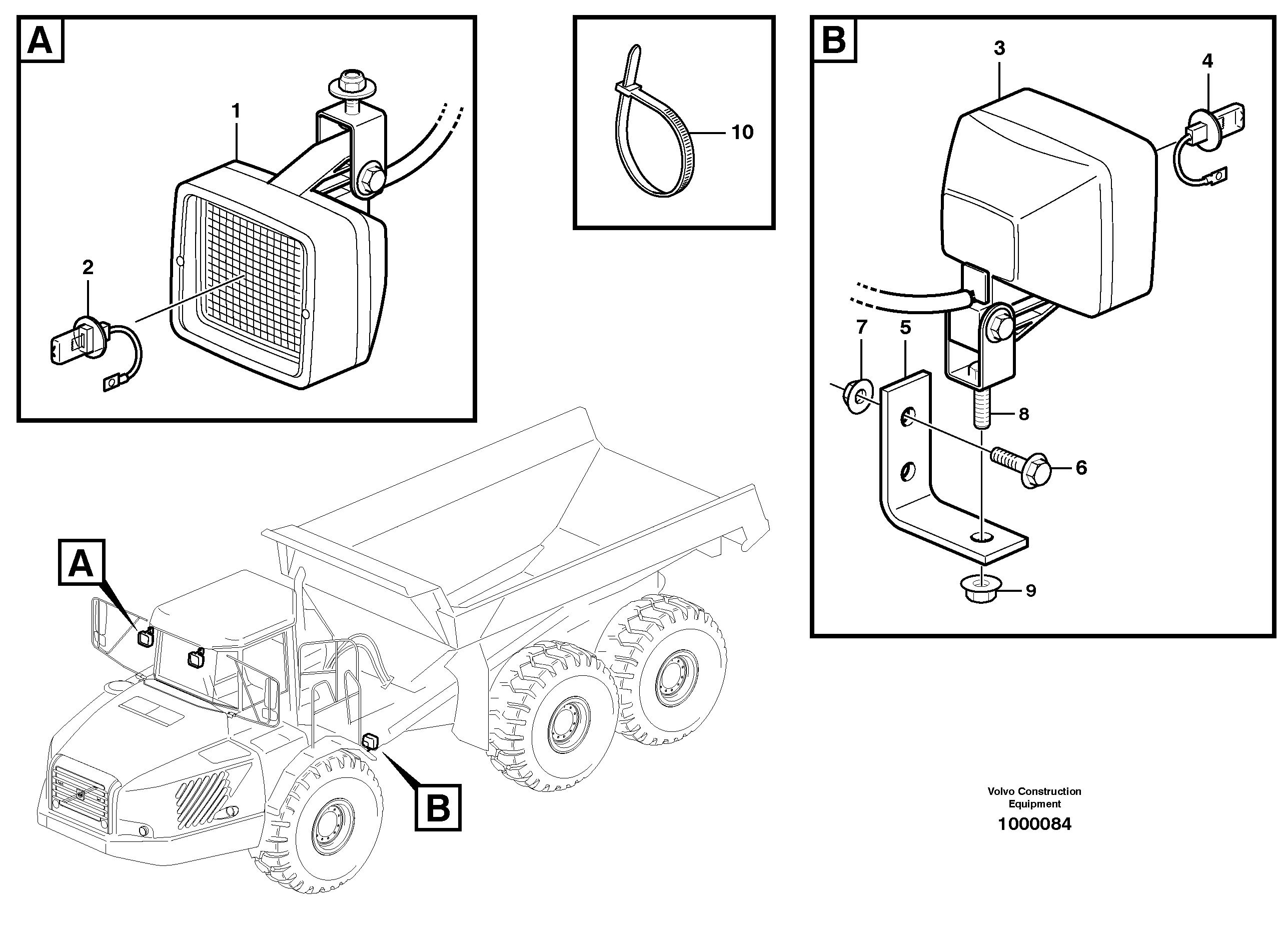 Alternator Bracket VOE11170010 VOLVO