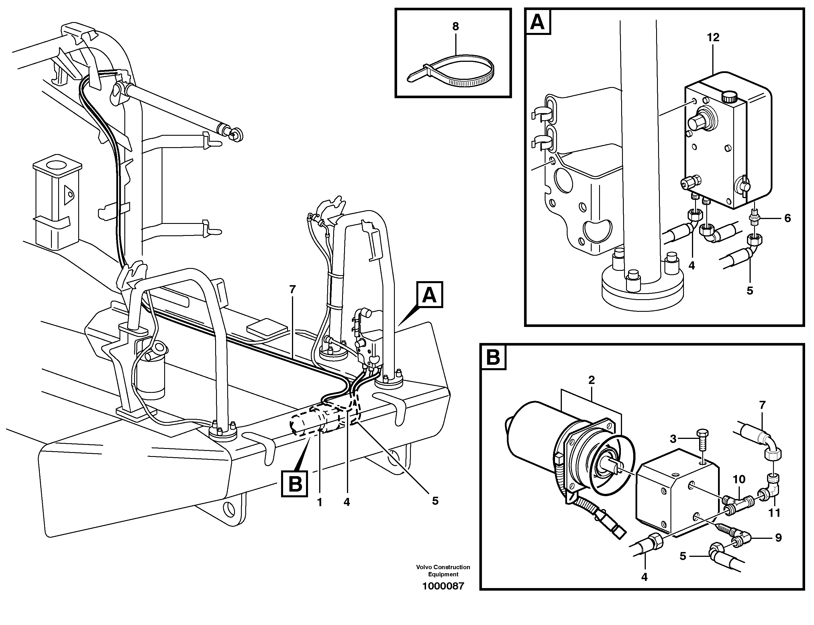 Timing gear casing VOE984664 VOLVO