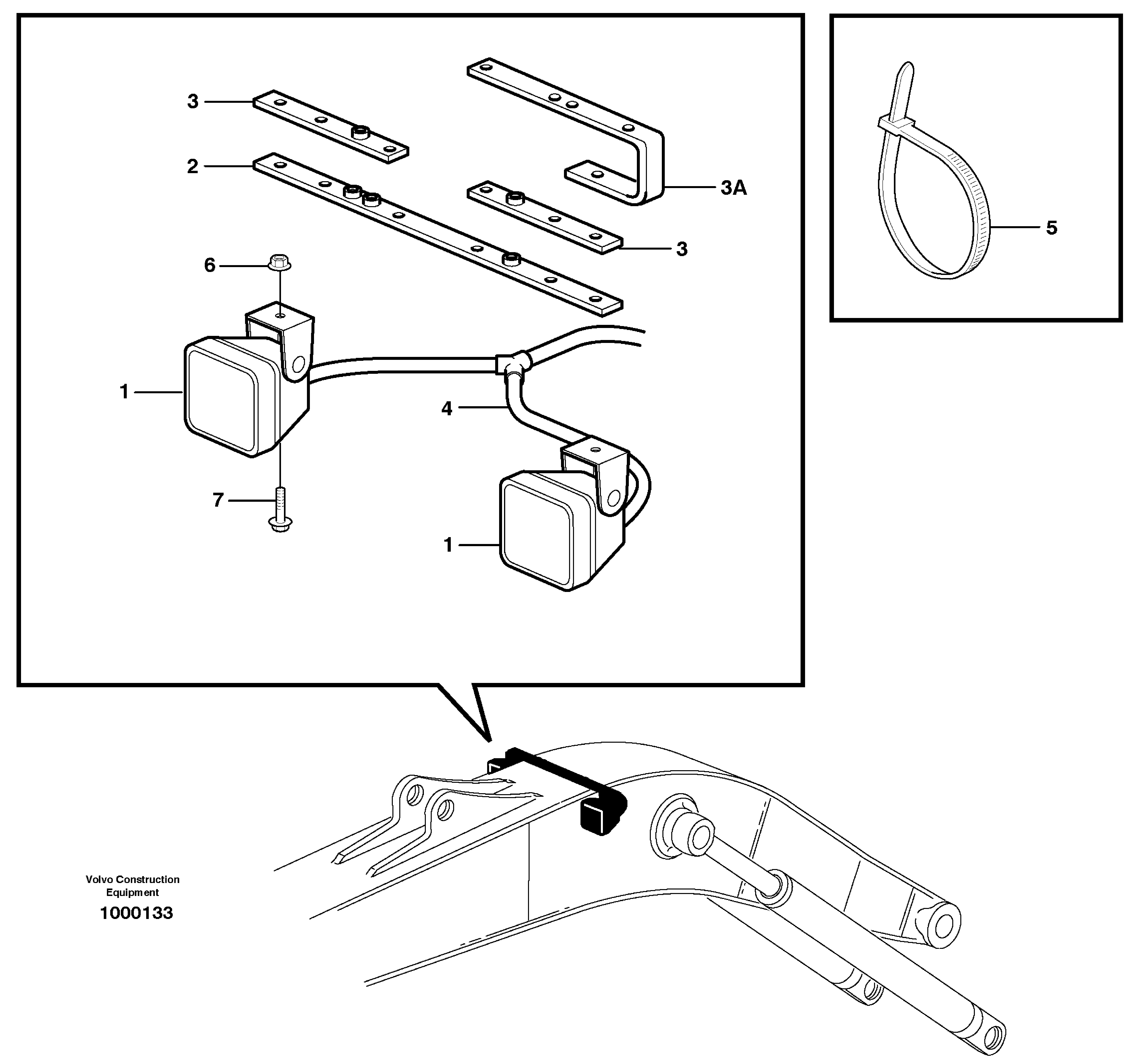 Cable harness VOE14373285 VOLVO