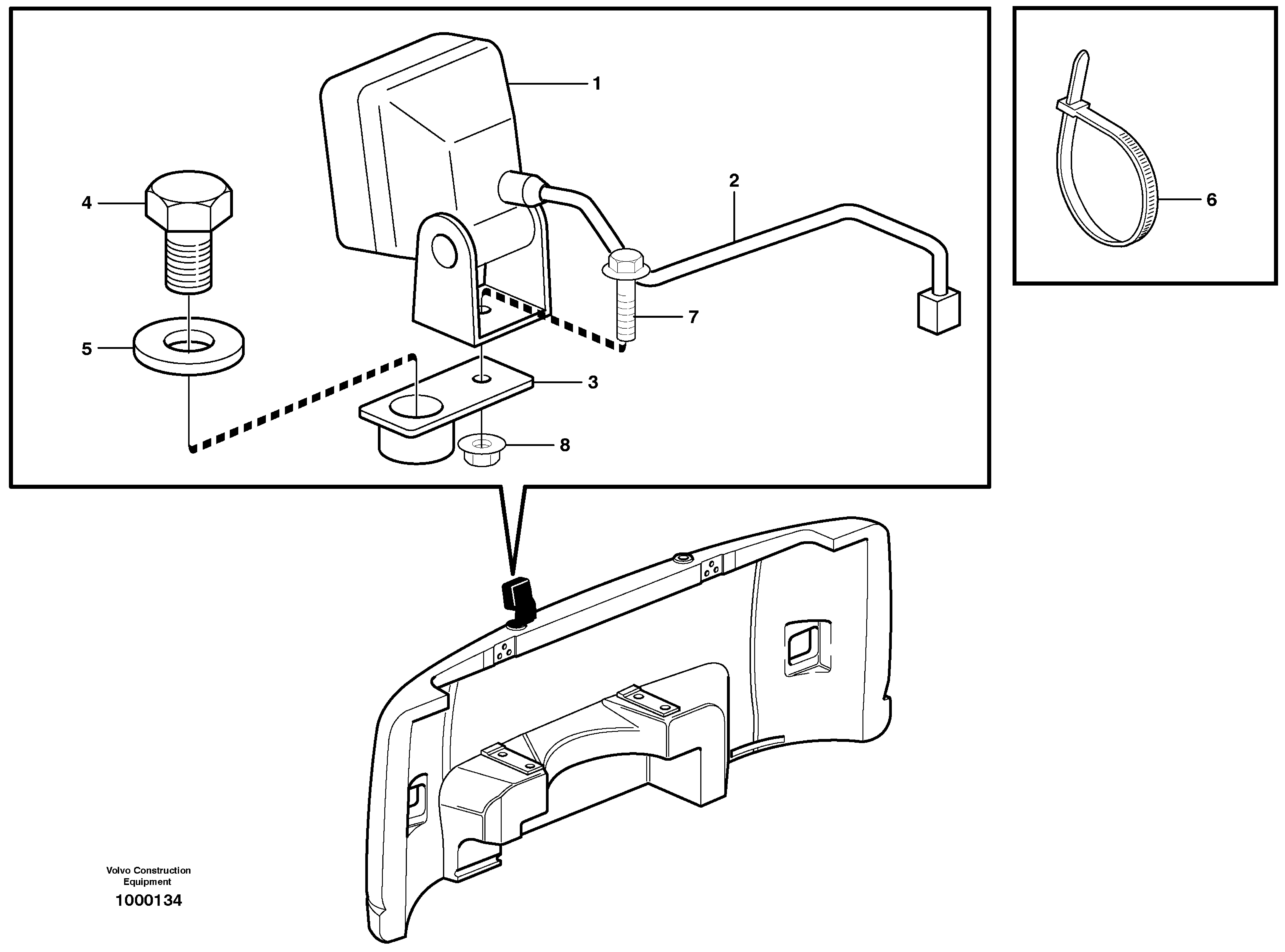 Cable harness VOE14378955 VOLVO