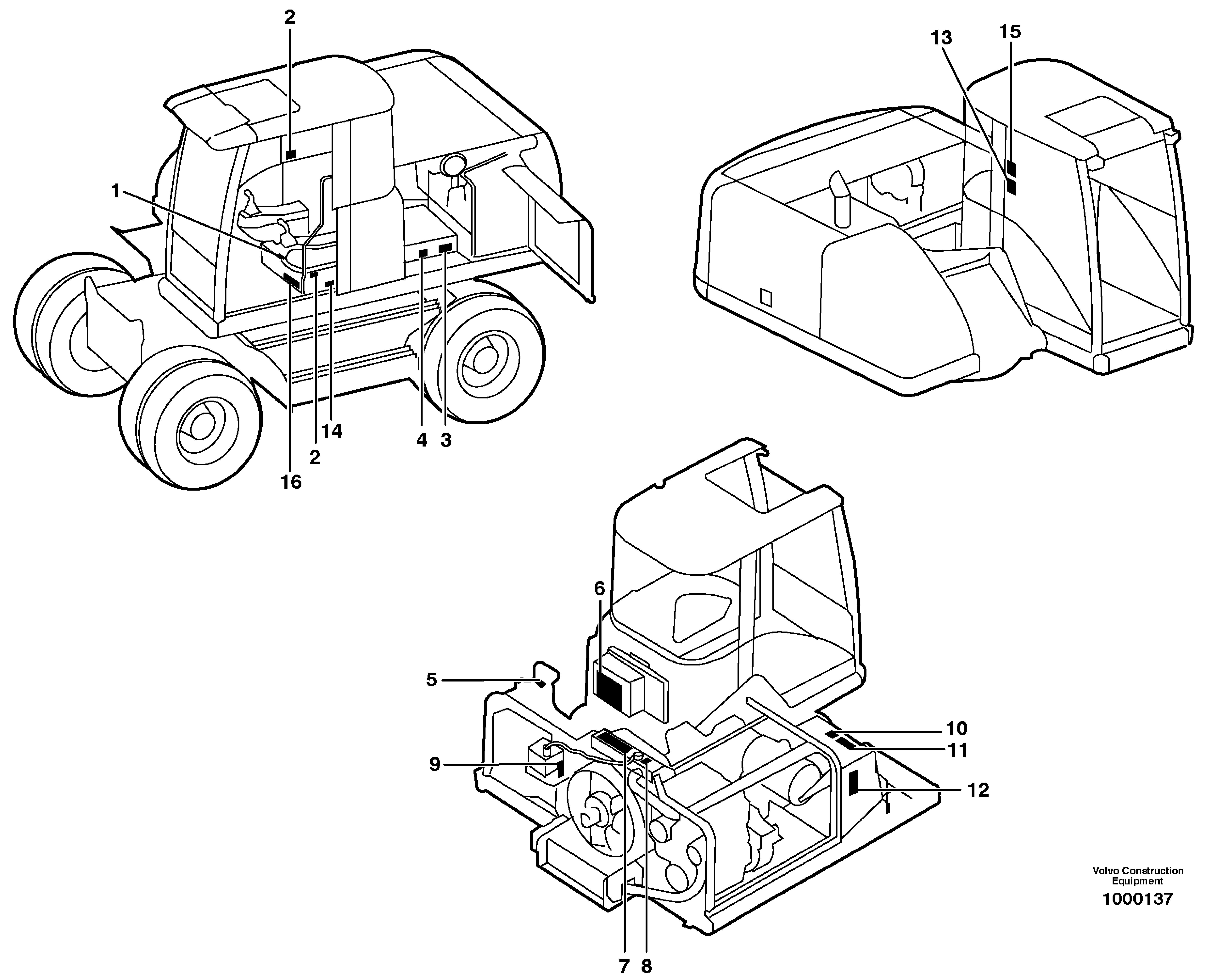 Angled plate RM/VOE14344972 VOLVO