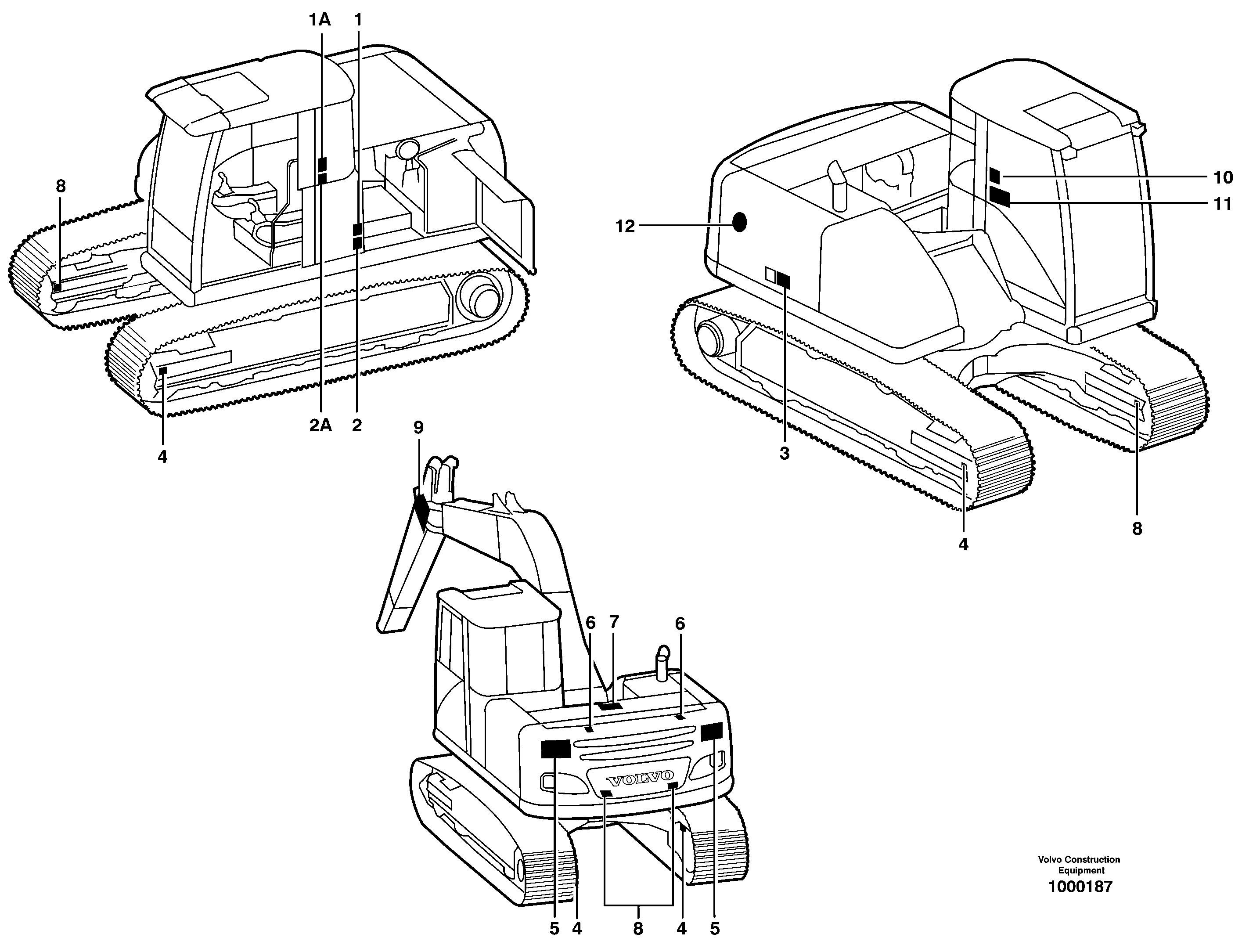 Angled plate VOE14346828 VOLVO