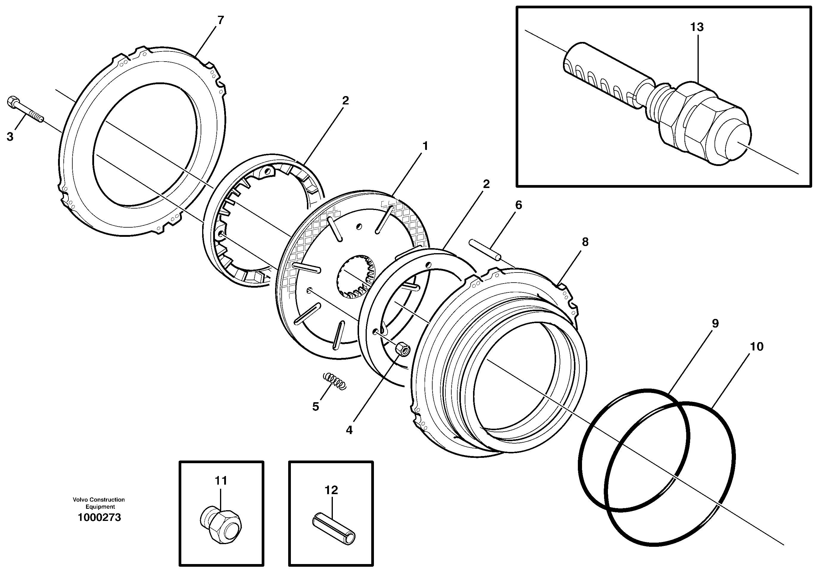 Bucket 0,8 Cu M VOE11102249 VOLVO
