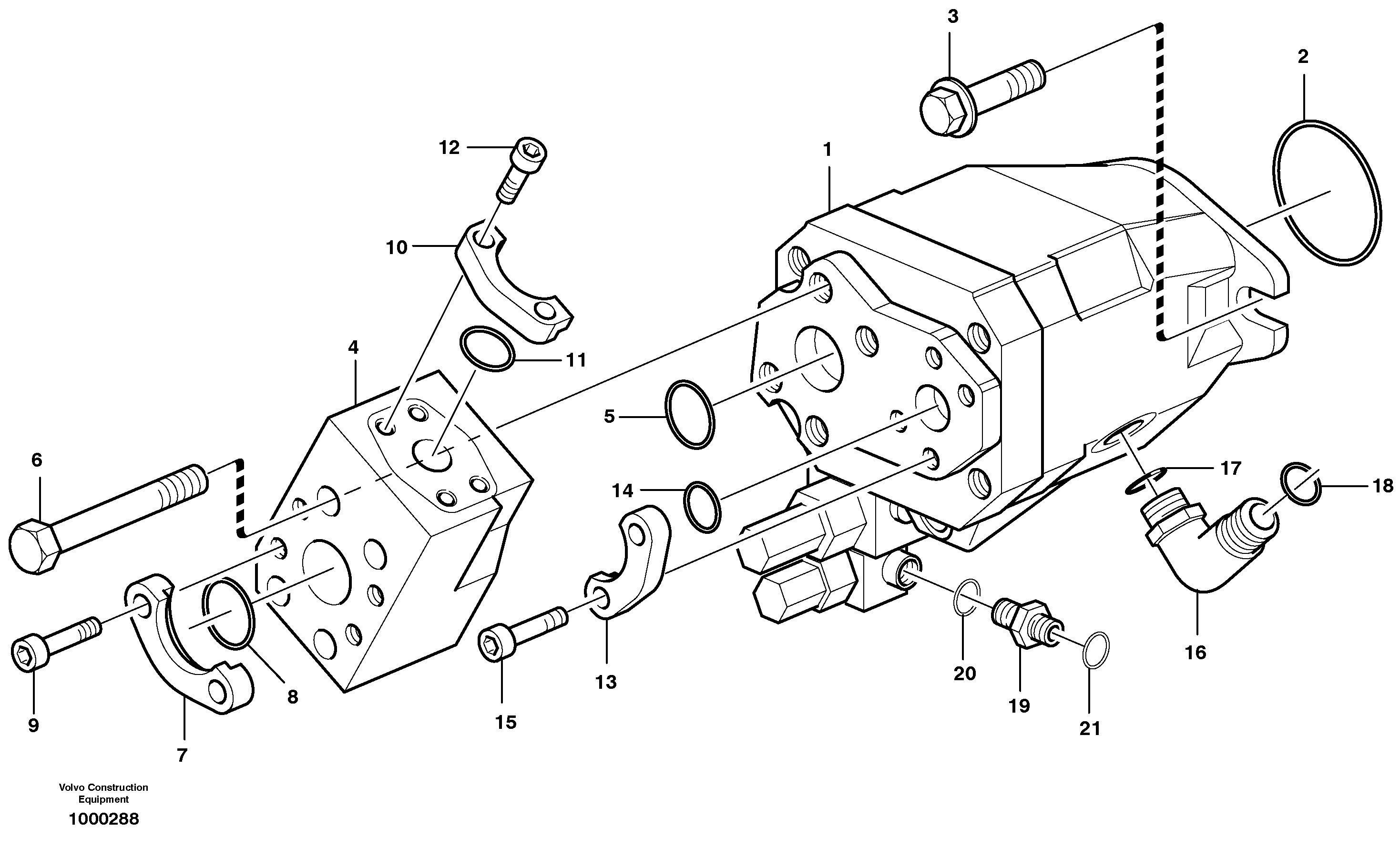 Water pump ger RM/VOE935073 VOLVO