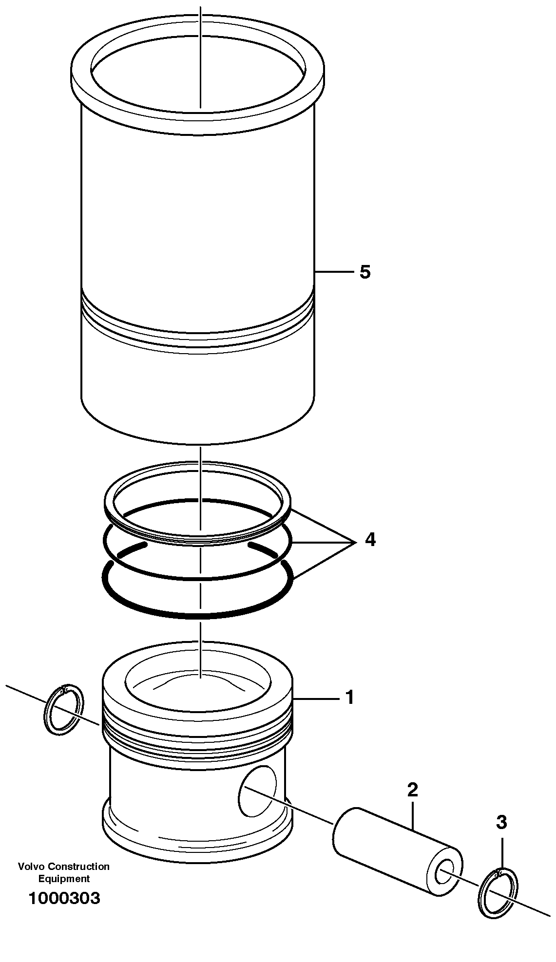 Cyl Liner Kit VOE20854656 VOLVO