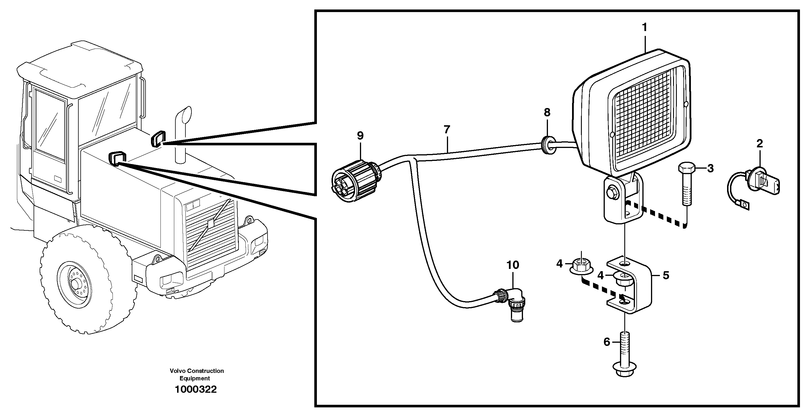Rubber cushion VOE11301005 VOLVO