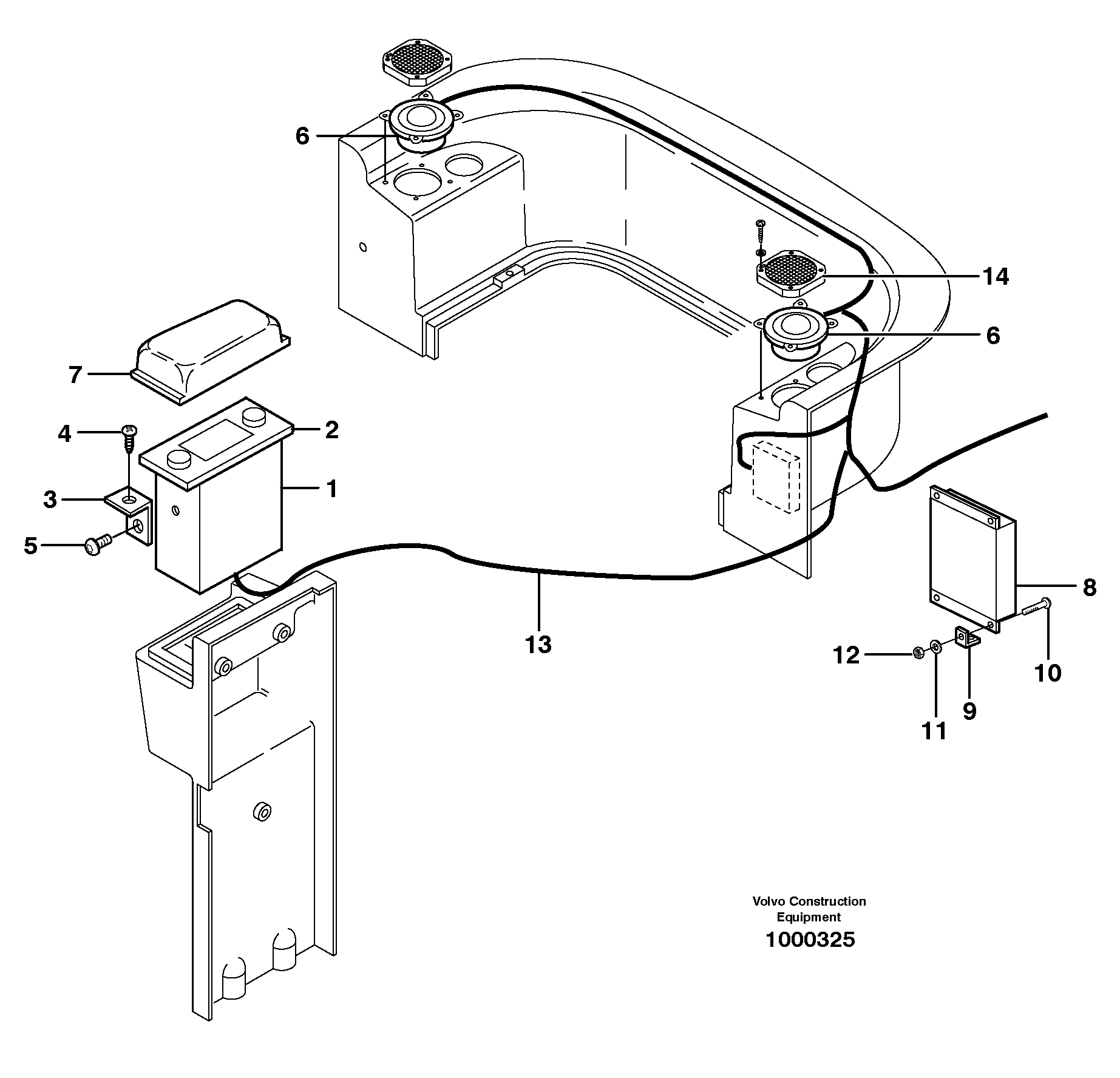 Engine heater VOE975367 VOLVO