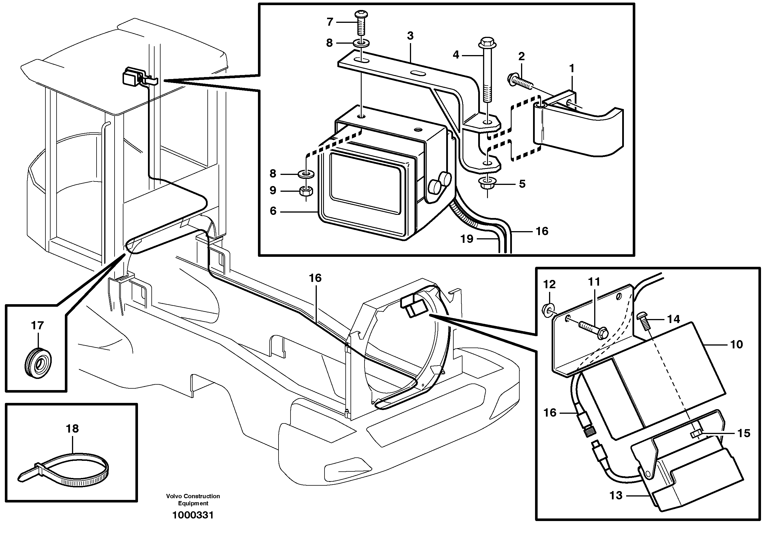 Engine heater VOE971306 VOLVO