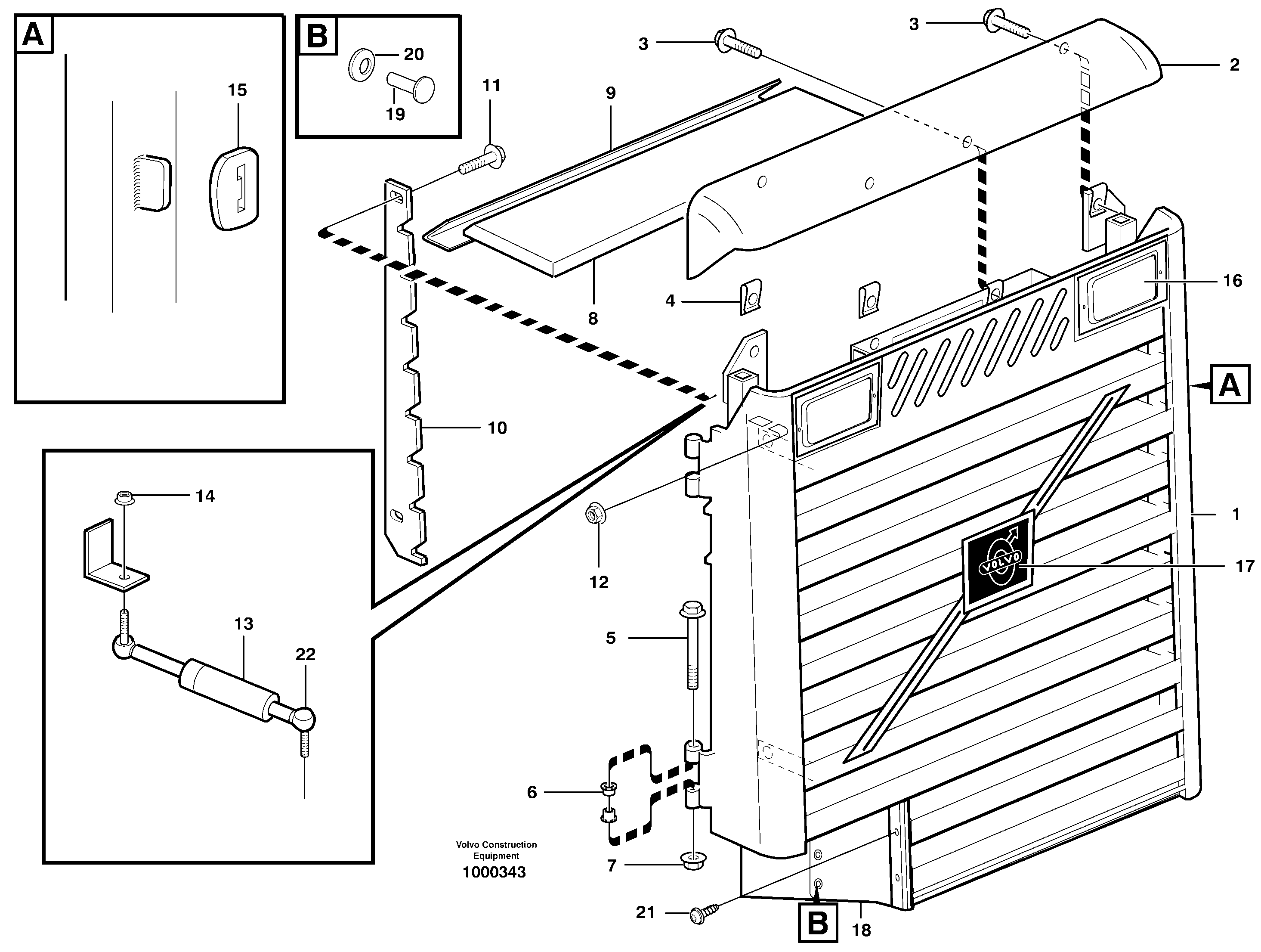 Cab Kit VOE13965596 VOLVO