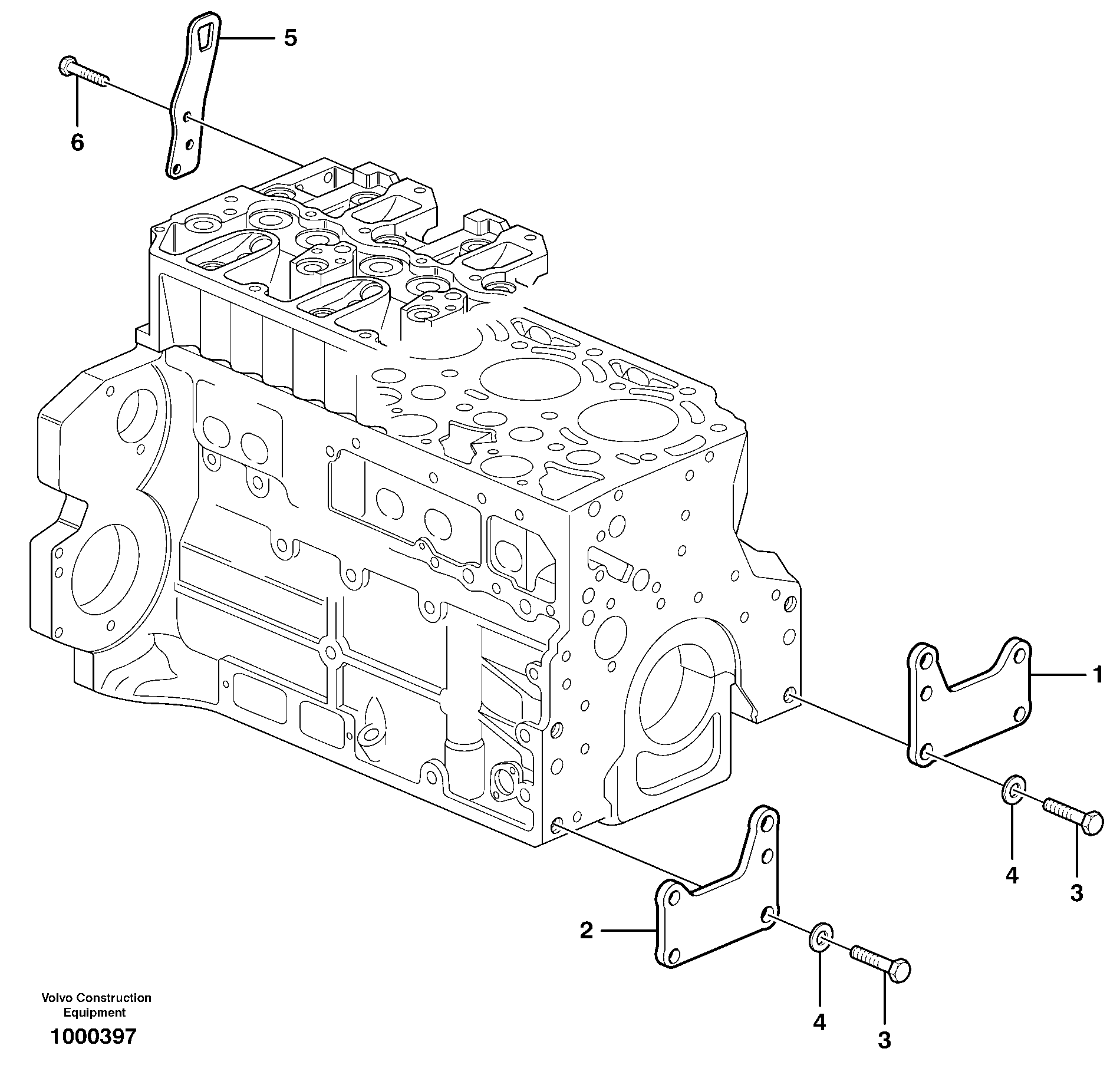 Seat frame VOE20723978 VOLVO