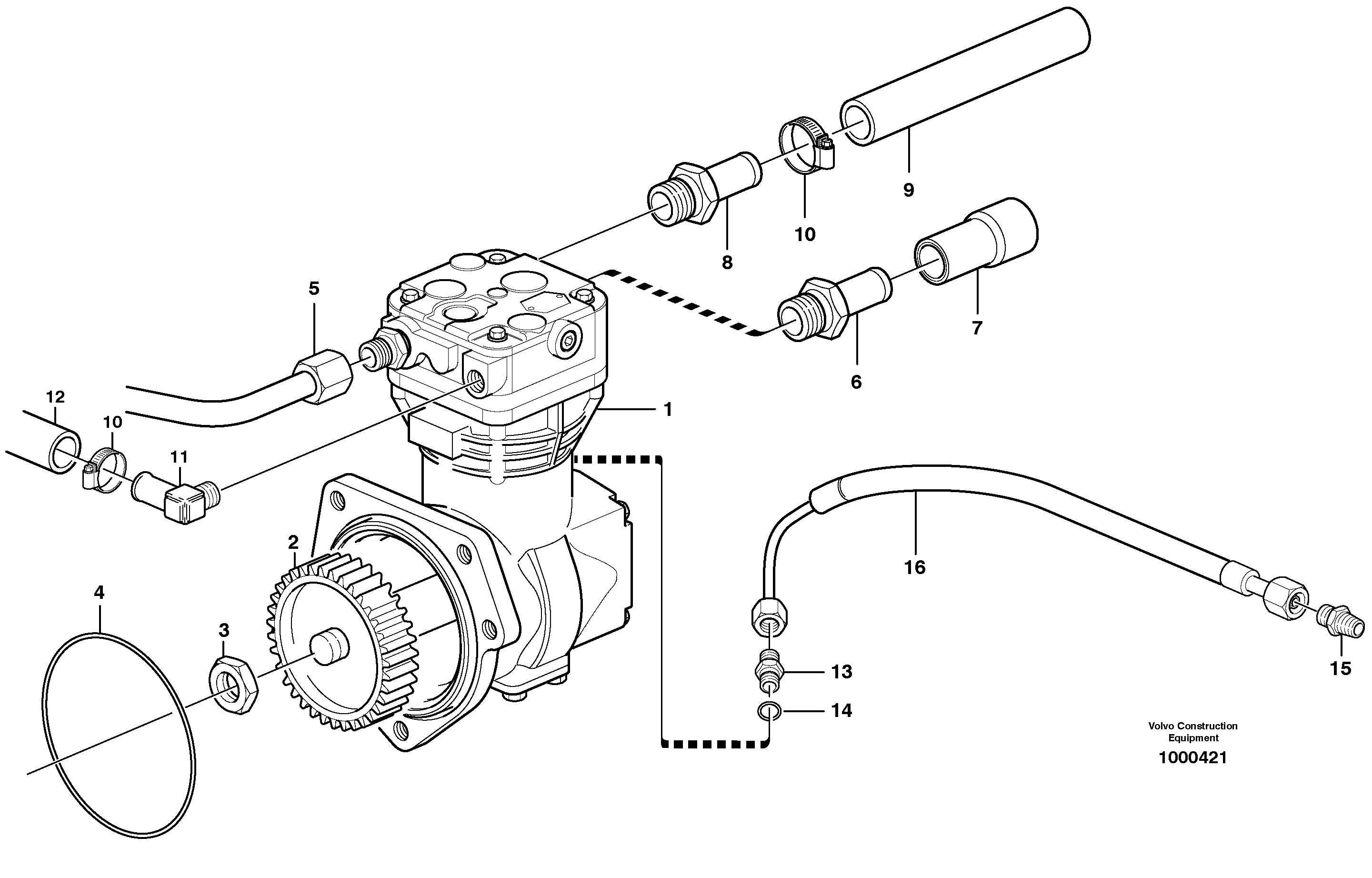 Expanding- / oil ring VOE976923 VOLVO