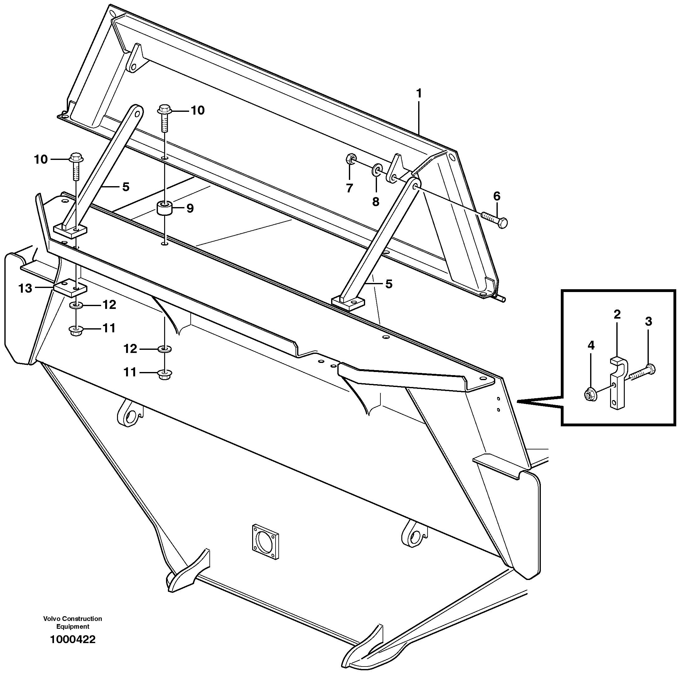 Ground cable VOE11117693 VOLVO