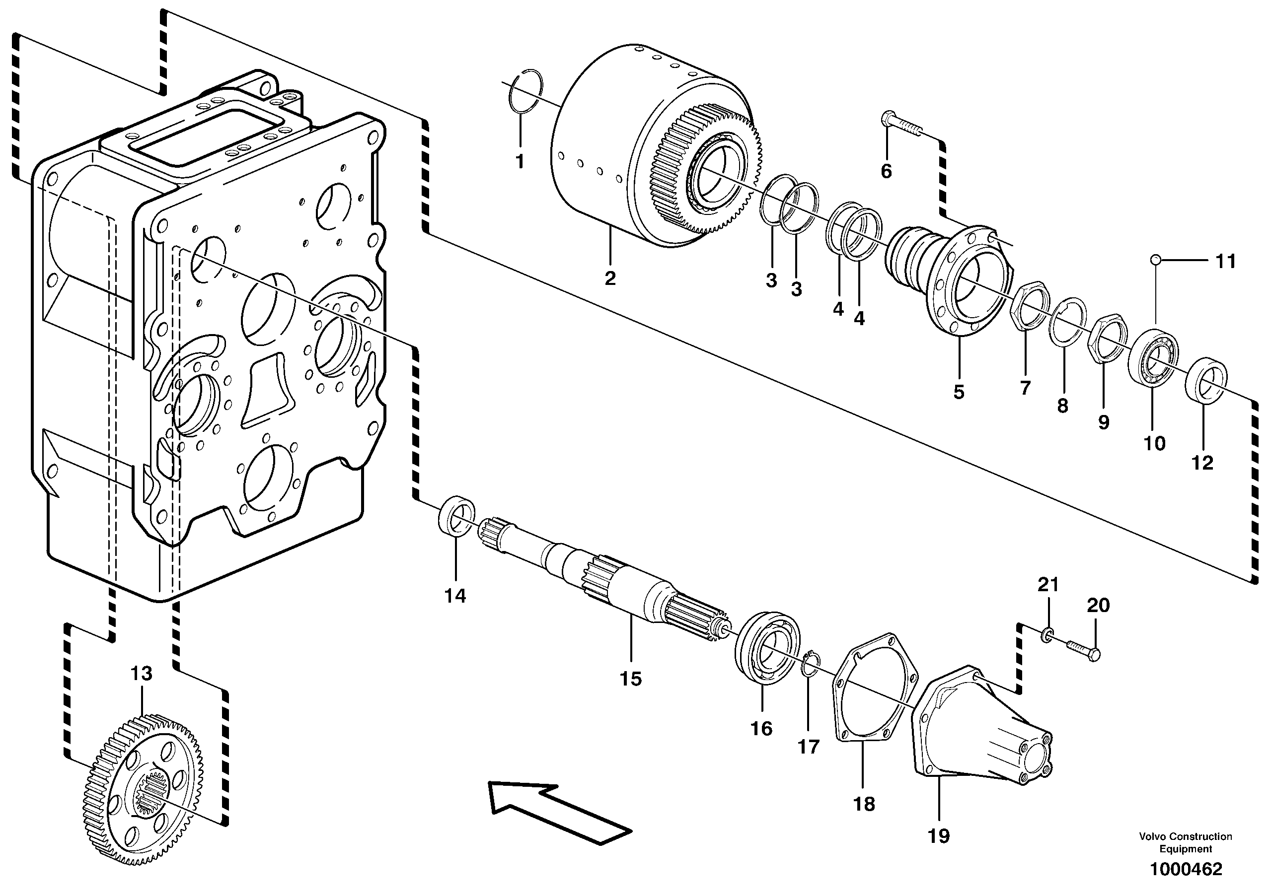 Base Cover VOE11708933 VOLVO