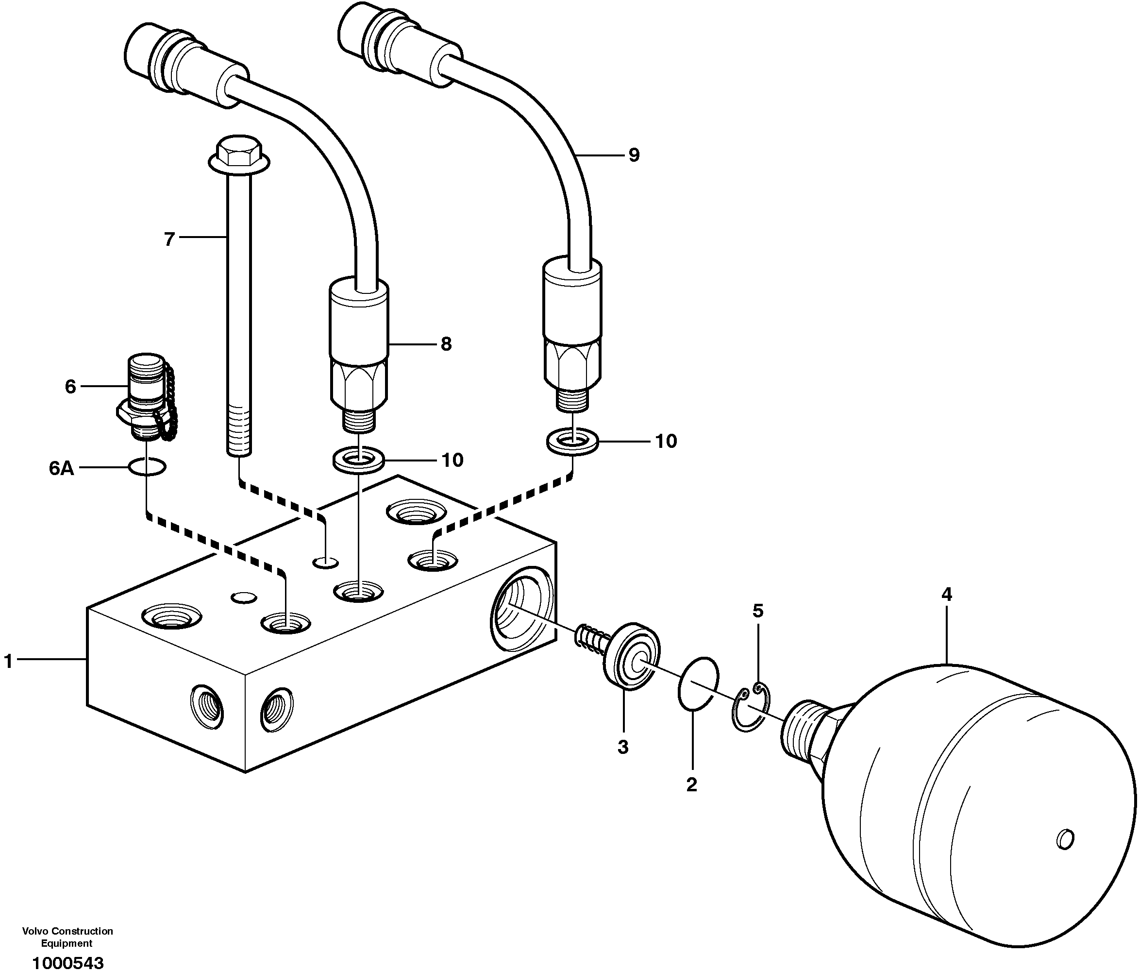 Piston pump VOE914510 VOLVO
