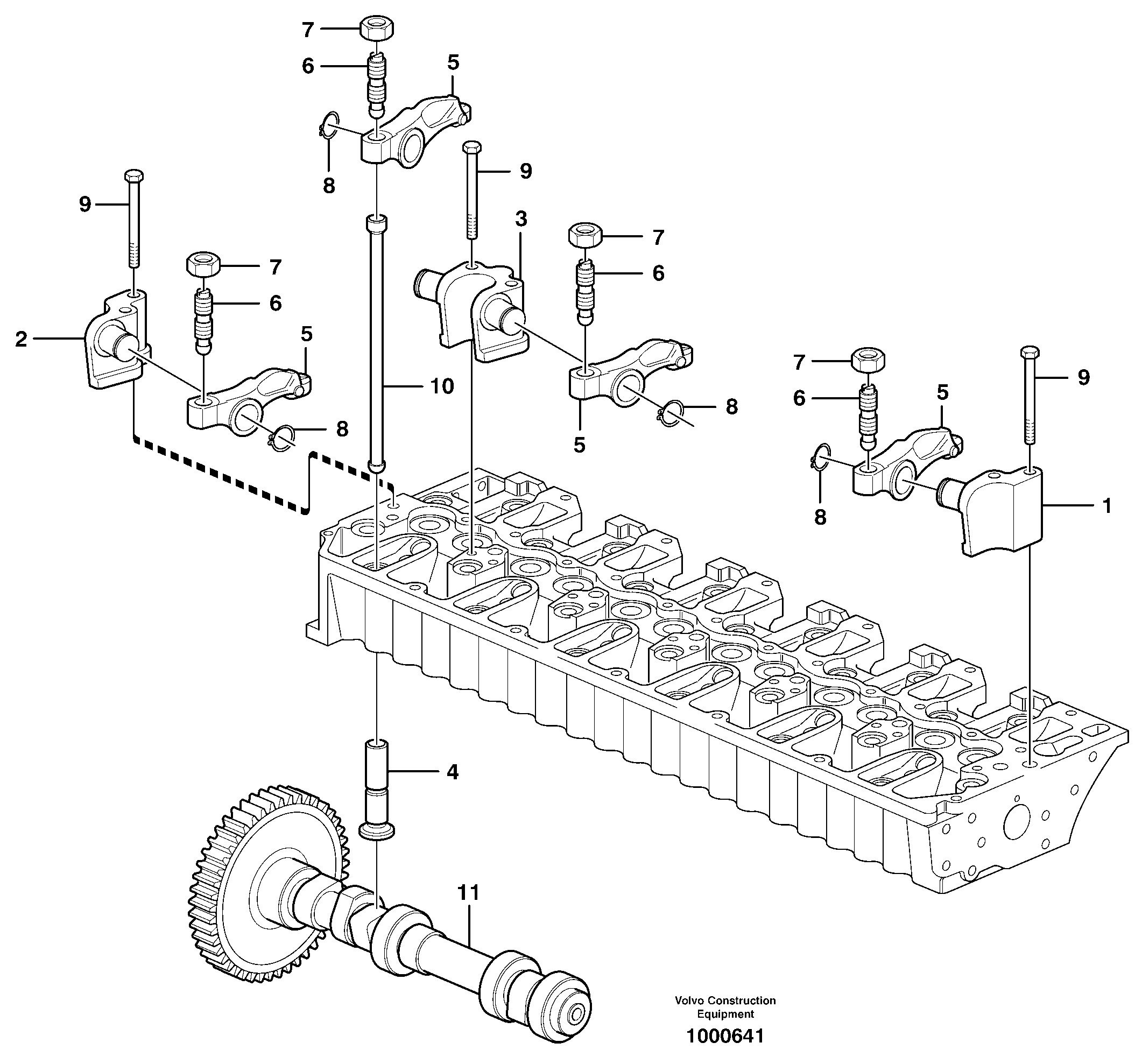 Camshaft VOE20544668 VOLVO