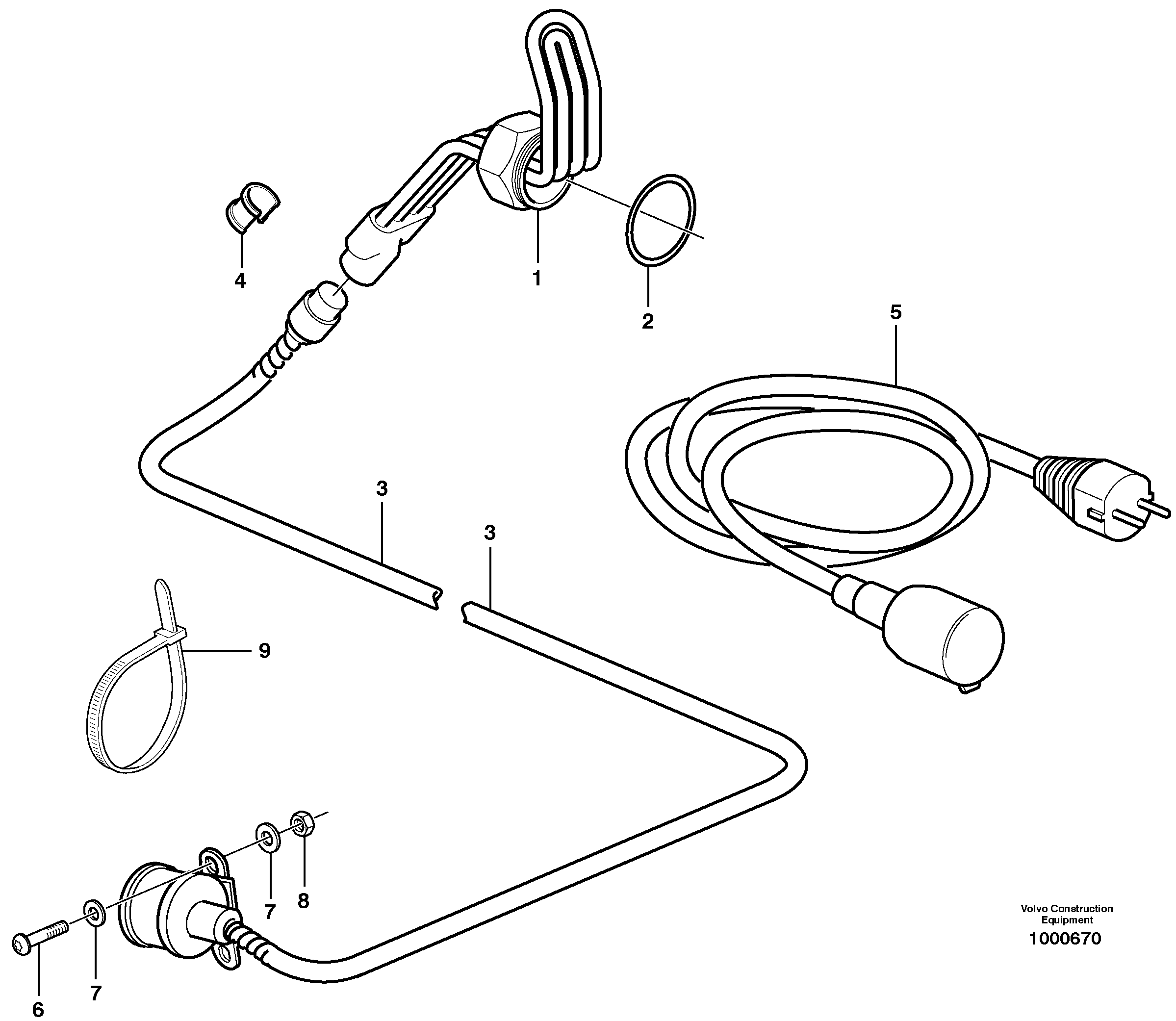 Sliding Strip VOE956063 VOLVO
