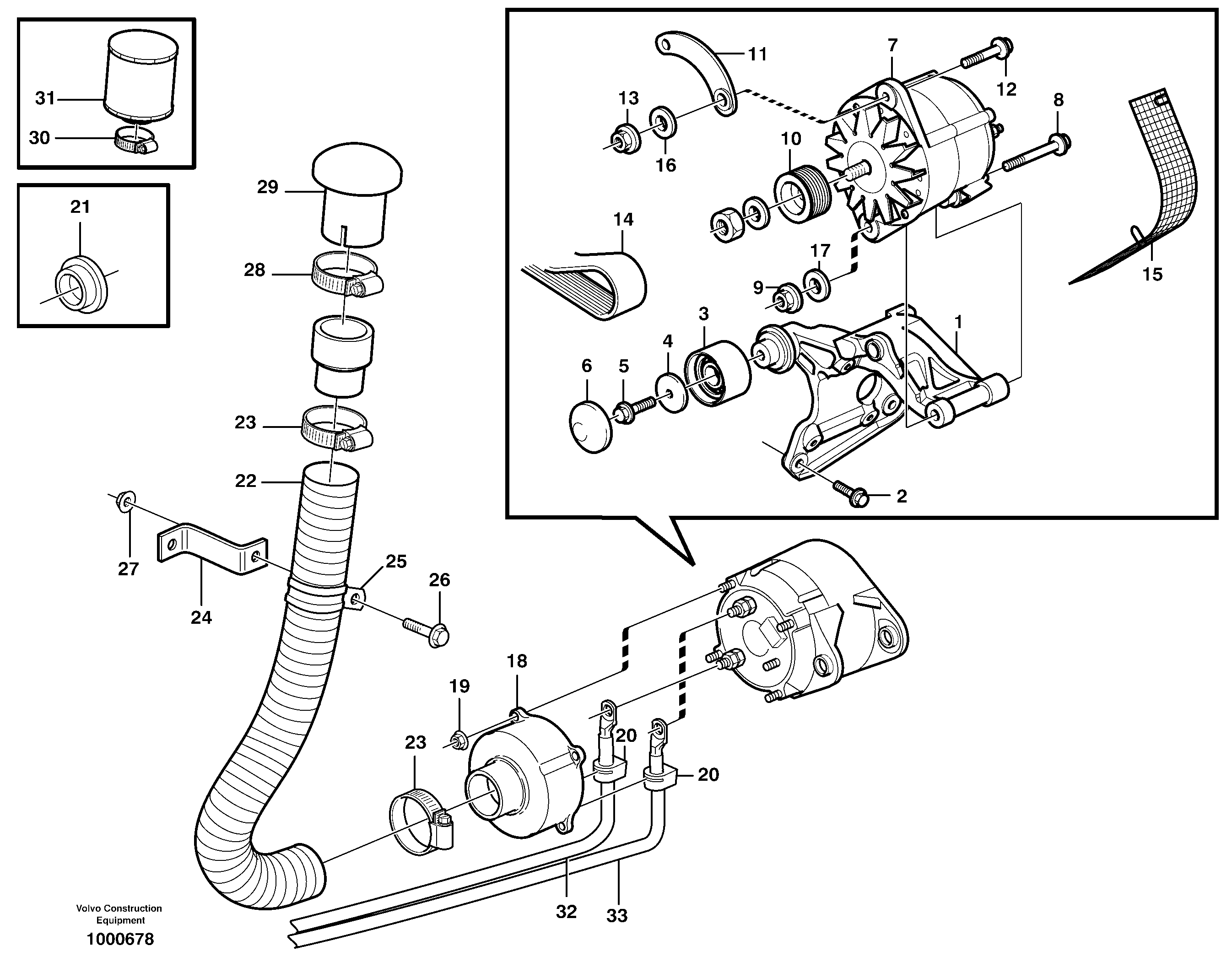 Pulley VOE3979924 VOLVO