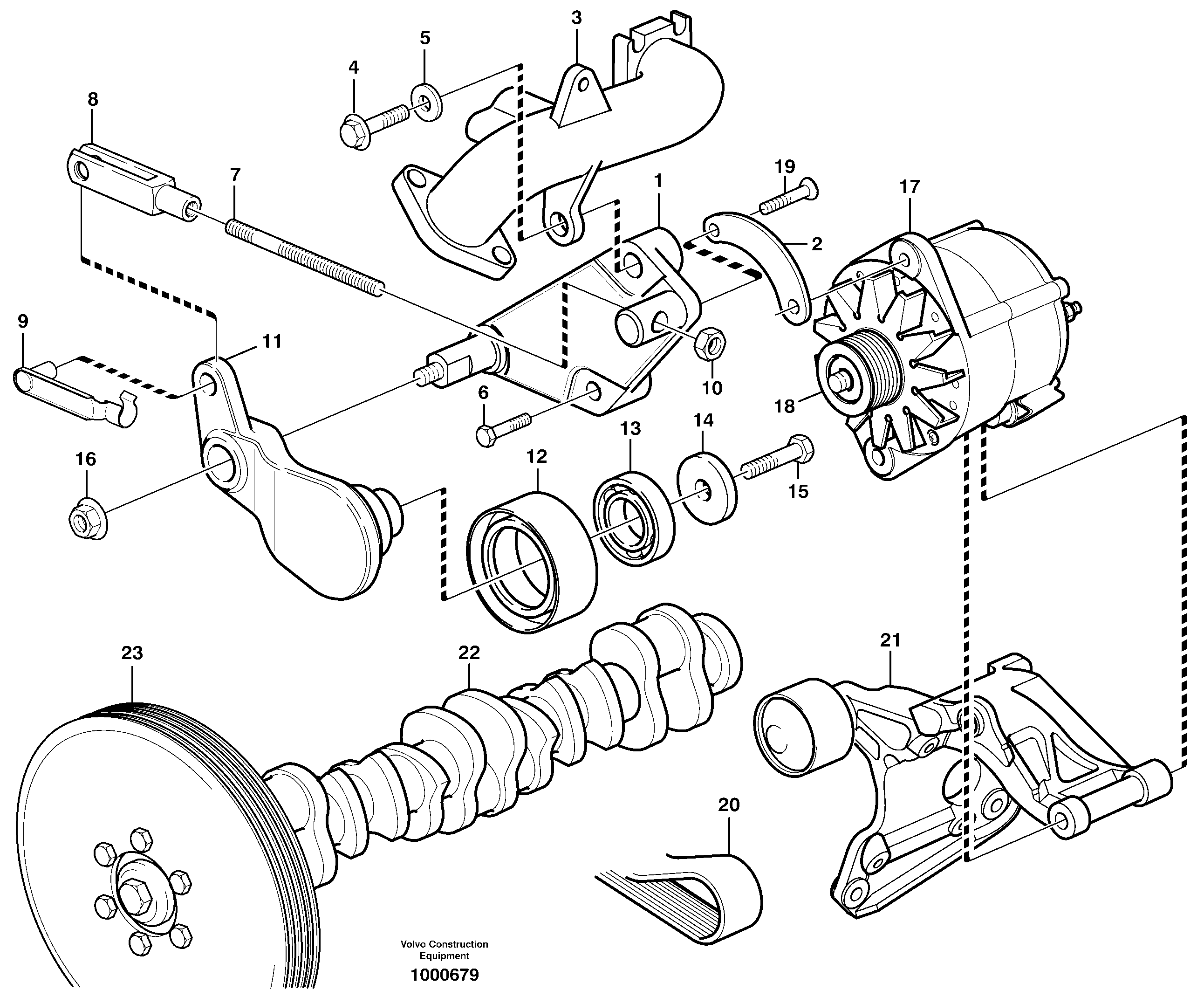 Bracket VOE11129159 VOLVO
